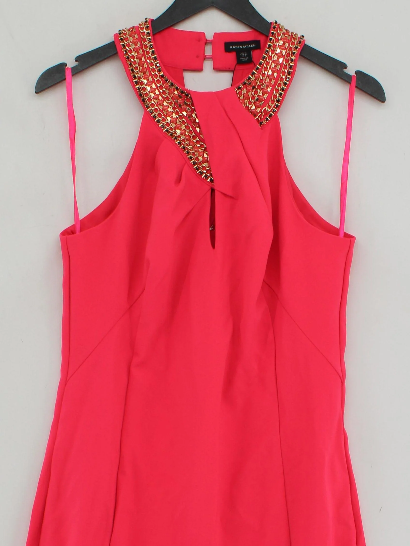 Karen Millen Maxi Dress UK12 in Pink RRP £249 - Image 3