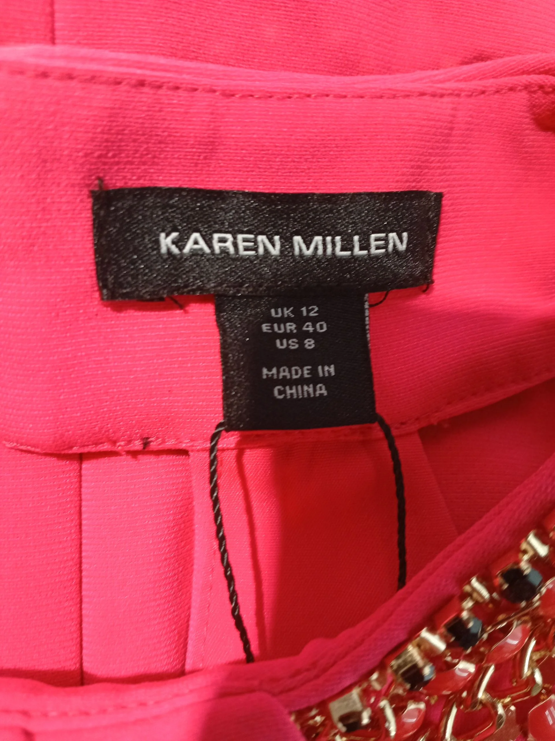 Karen Millen Maxi Dress UK12 in Pink RRP £249 - Image 5