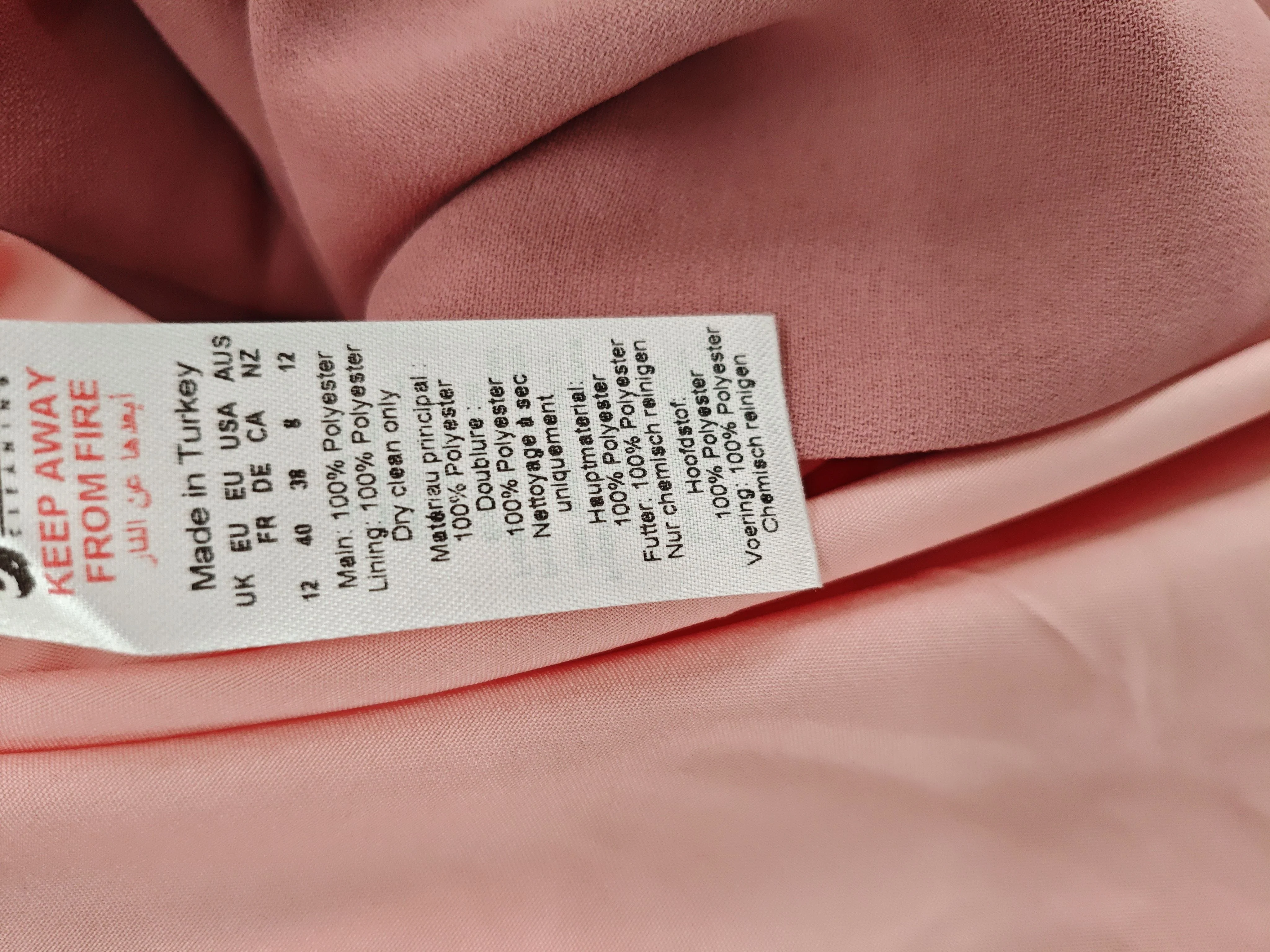 Karen Millen Maxi Dress UK12 in Pink RRP £289 - Image 7