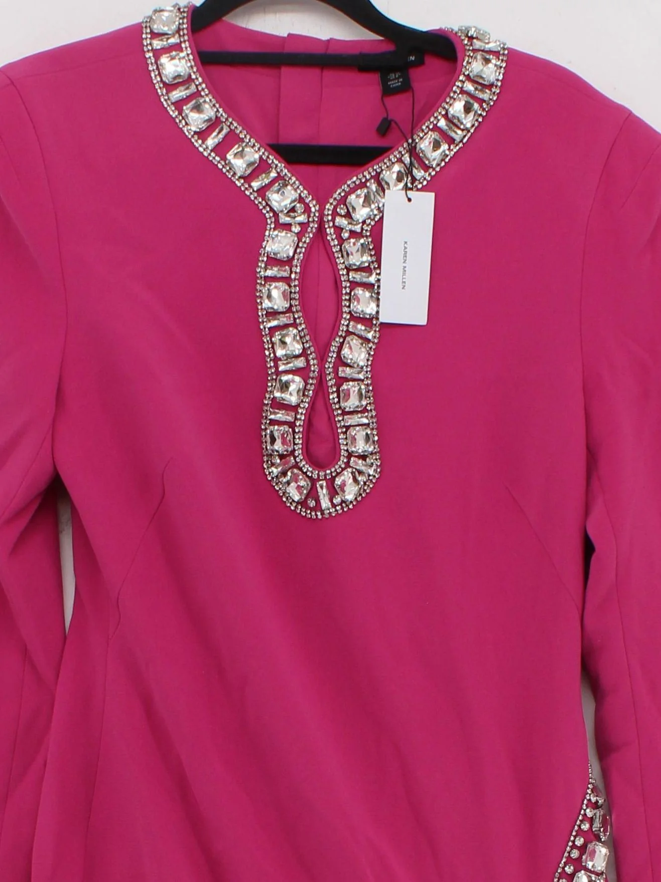 Karen Millen Maxi Dress UK12 in Pink RRP £329 - Image 3