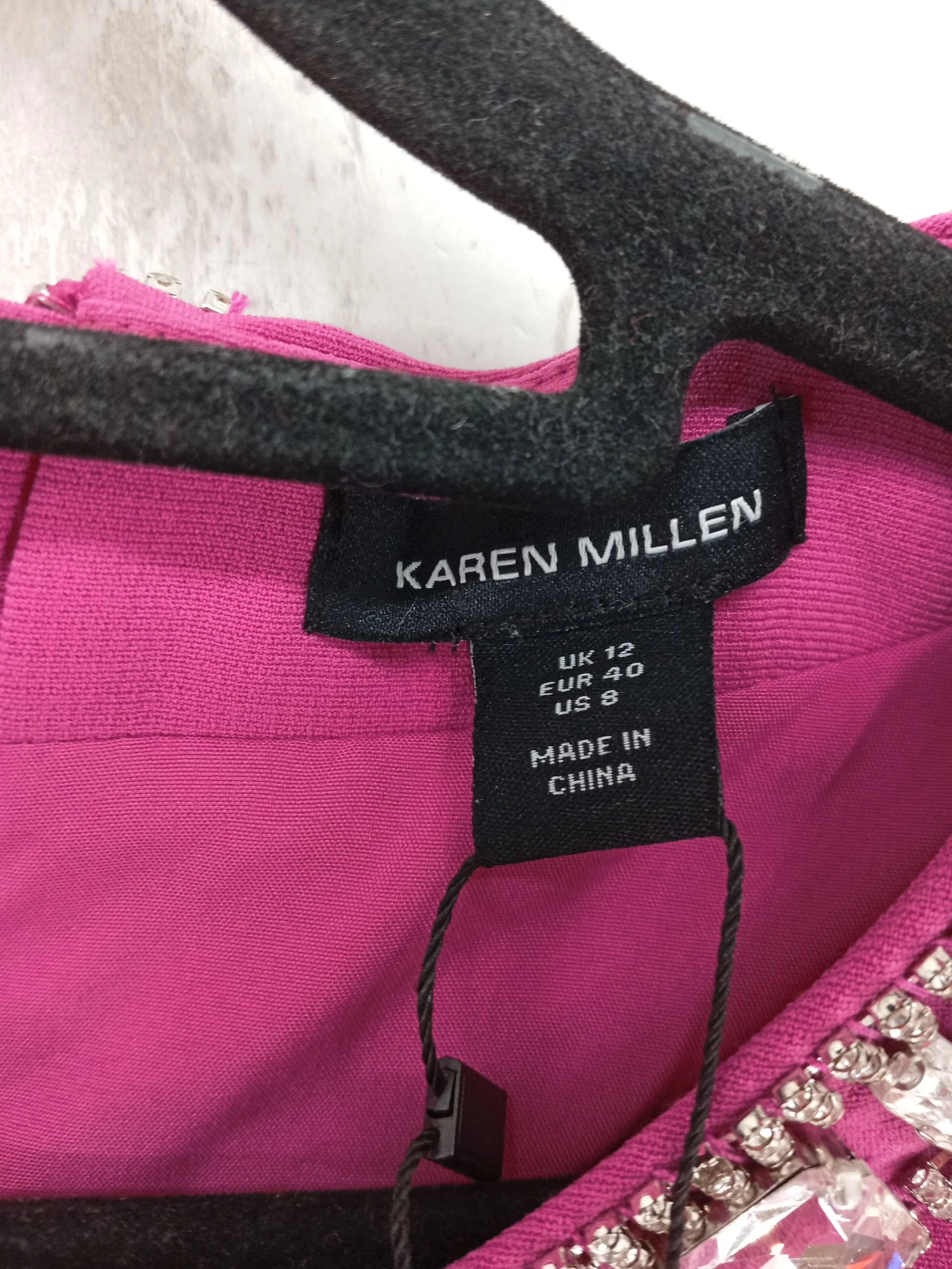 Karen Millen Maxi Dress UK12 in Pink RRP £329 - Image 6