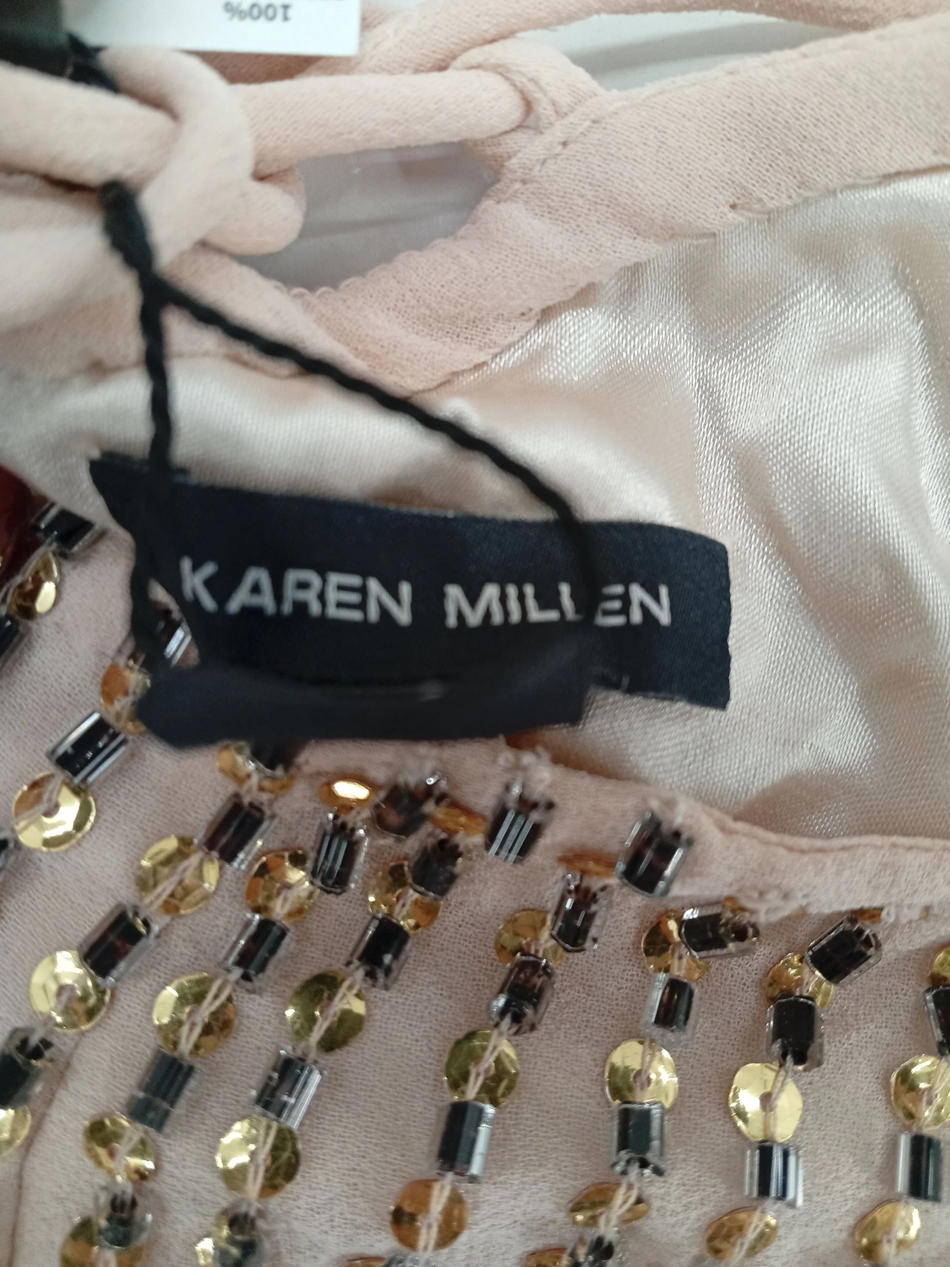 Karen Millen Maxi Dress UK12 in Pink RRP £389 - Image 5