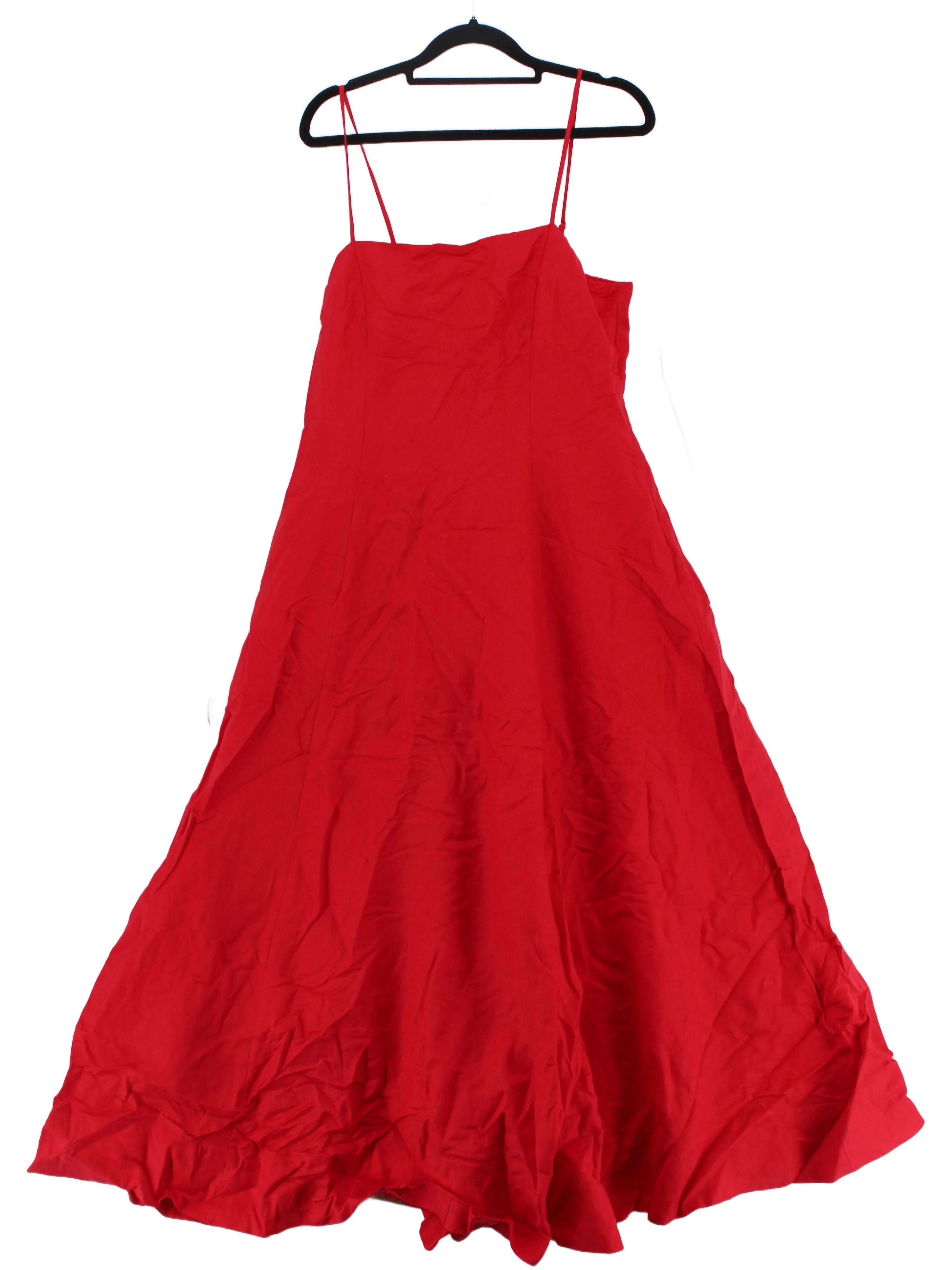 Karen Millen Maxi Dress UK12 in Red RRP £169