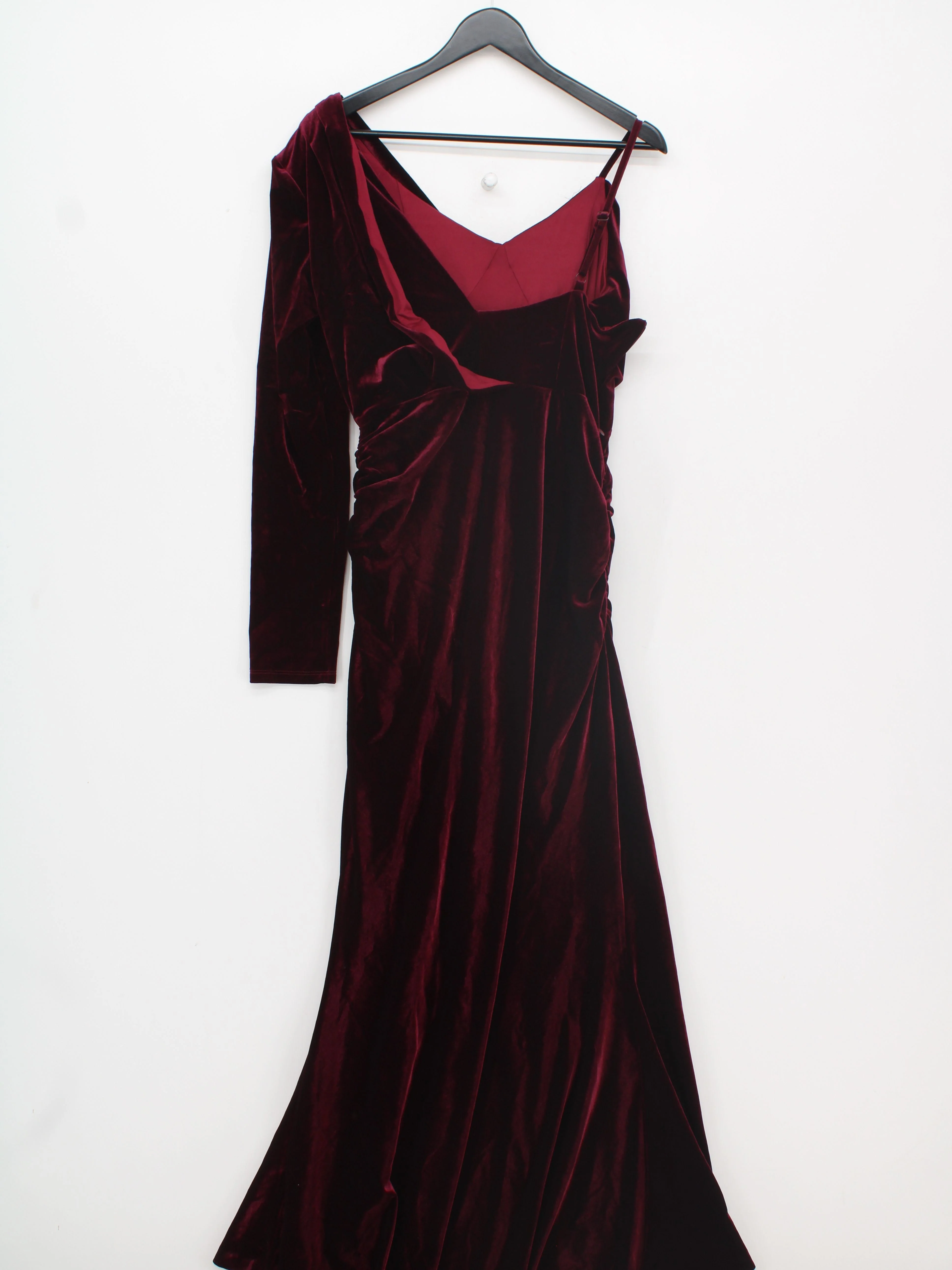 Karen Millen Maxi Dress UK12 in Red RRP £169 - Image 2