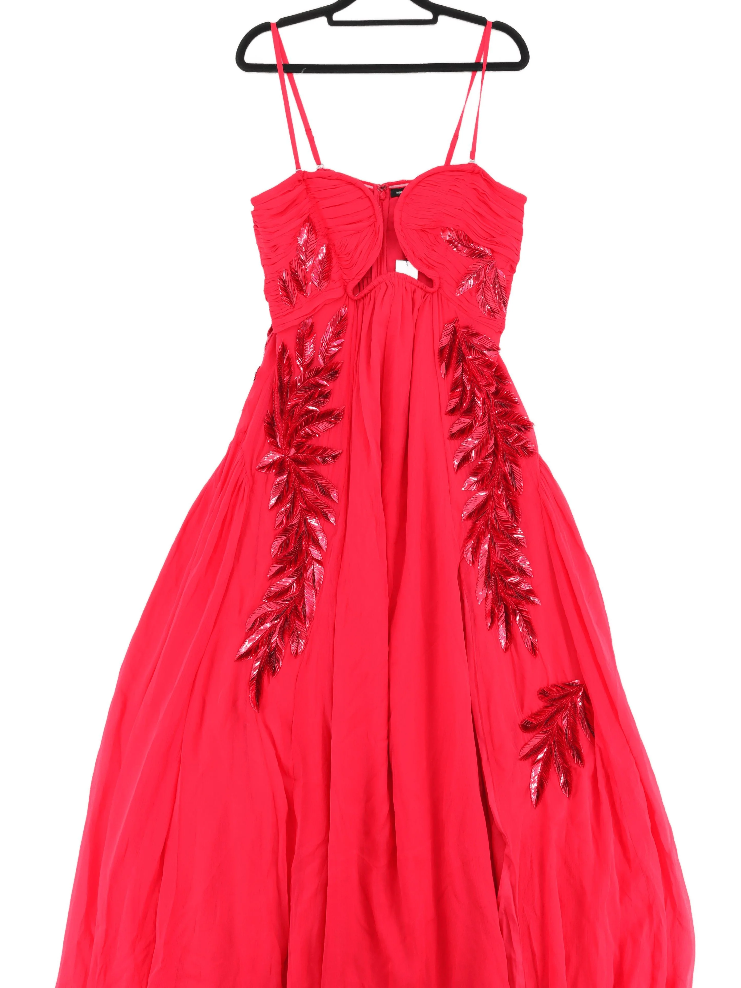 Karen Millen Maxi Dress UK12 in Red RRP £399 - Image 2
