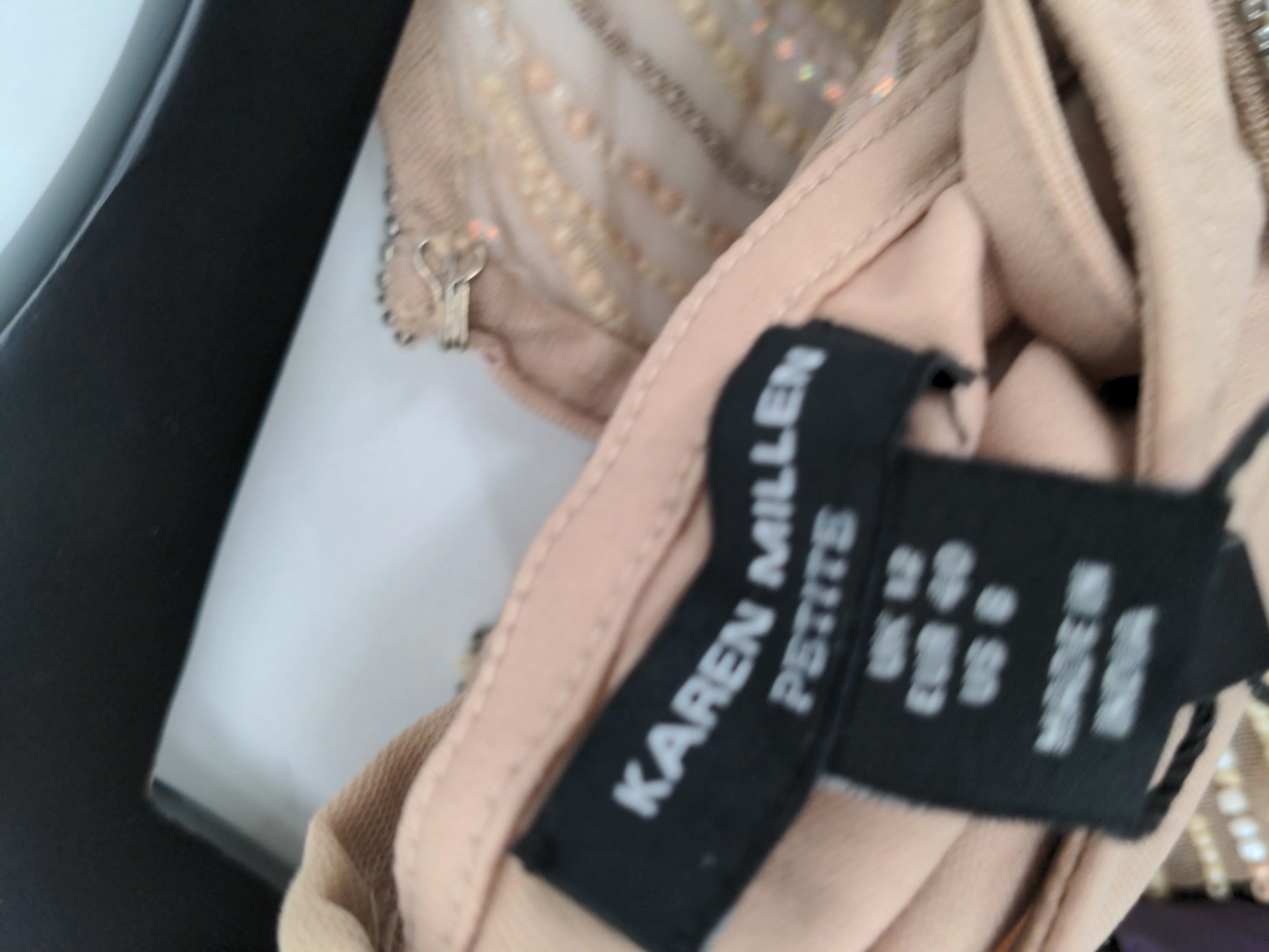 Karen Millen Maxi Dress UK12 in Tan RRP £369 - Image 5