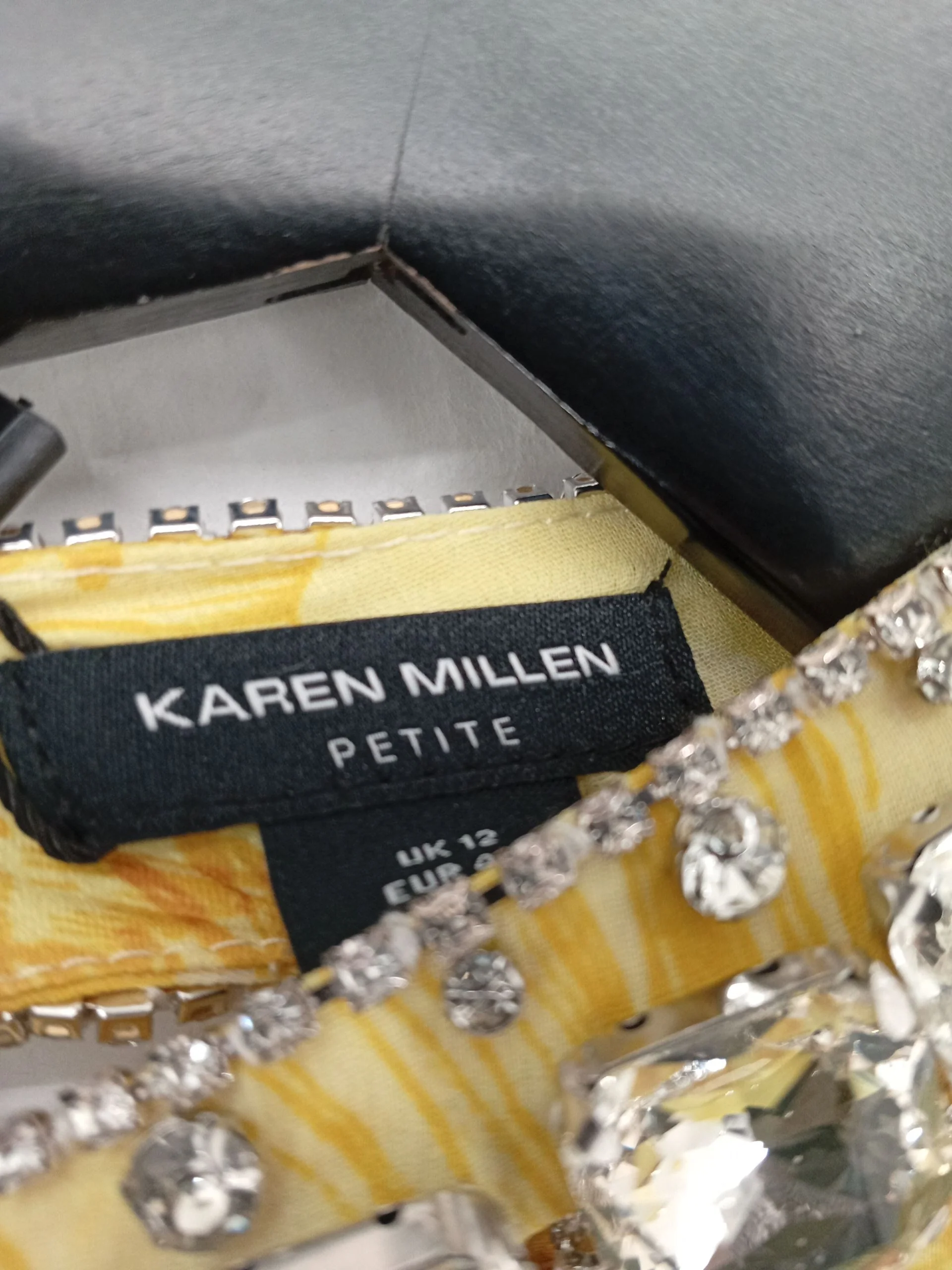 Karen Millen Maxi Dress UK12 in Yellow RRP £239 - Image 6