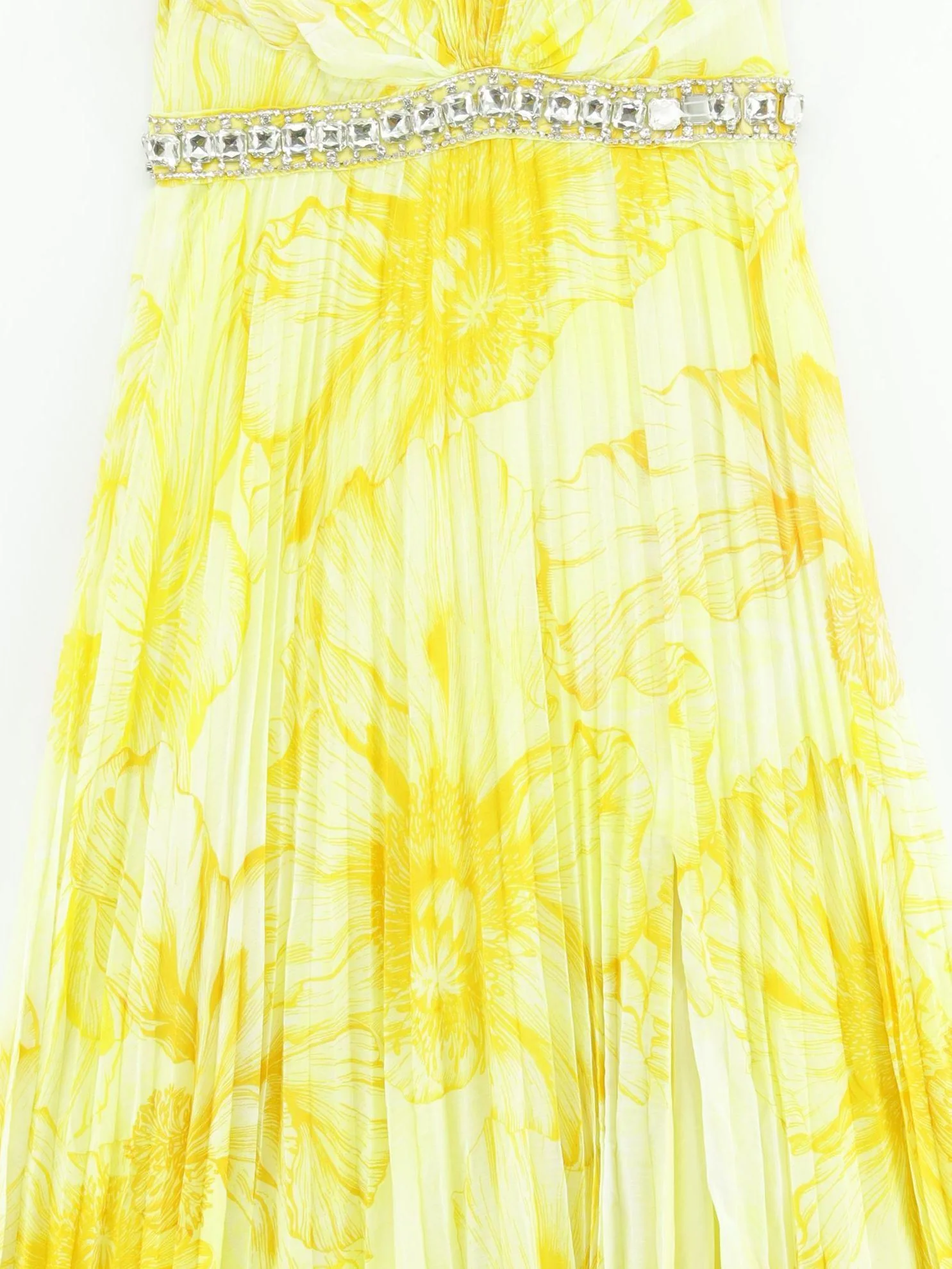 Karen Millen Maxi Dress UK12 in Yellow RRP £249 - Image 3
