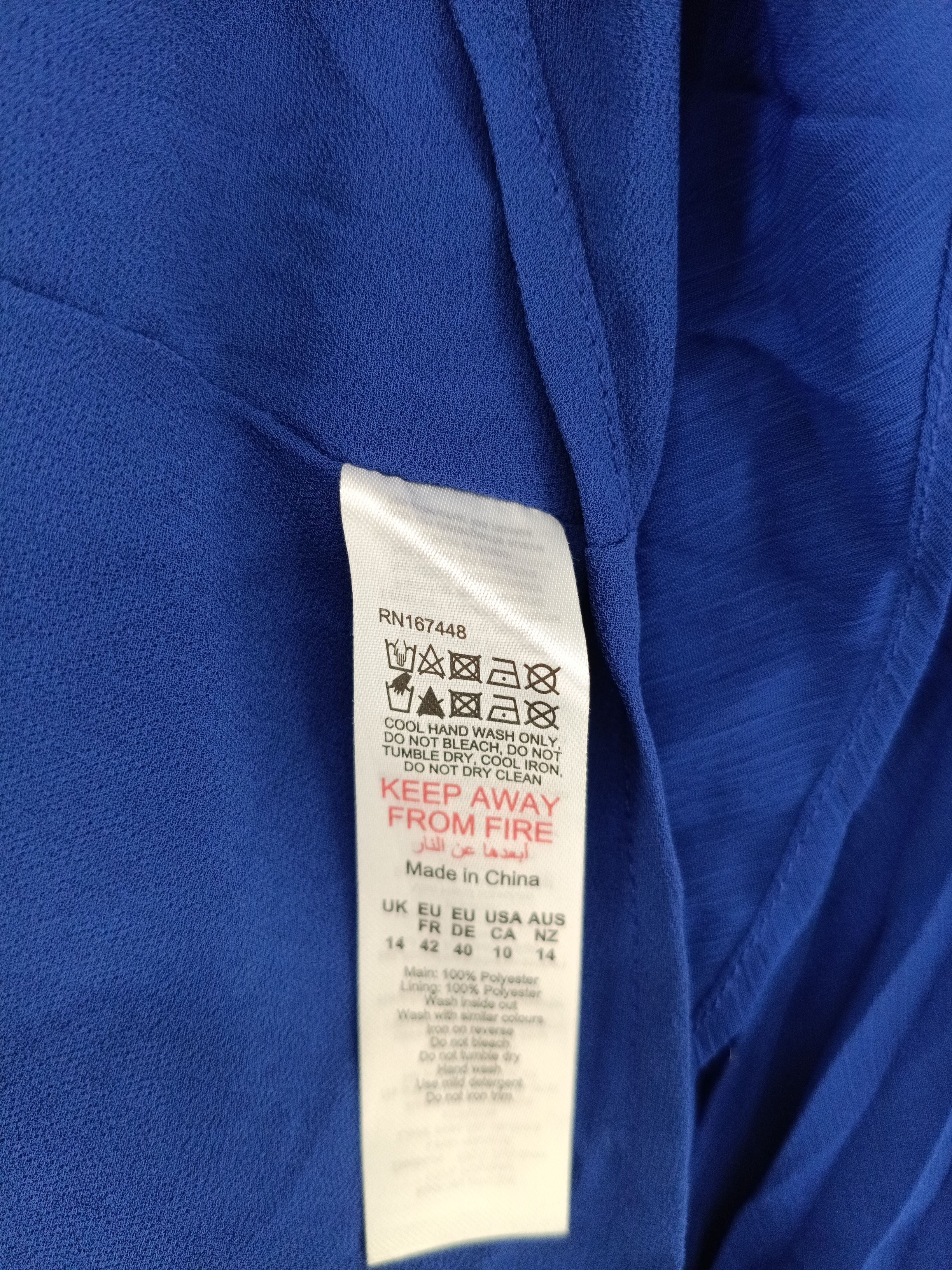 Karen Millen Maxi Dress UK14 in Blue RRP £239 - Image 7