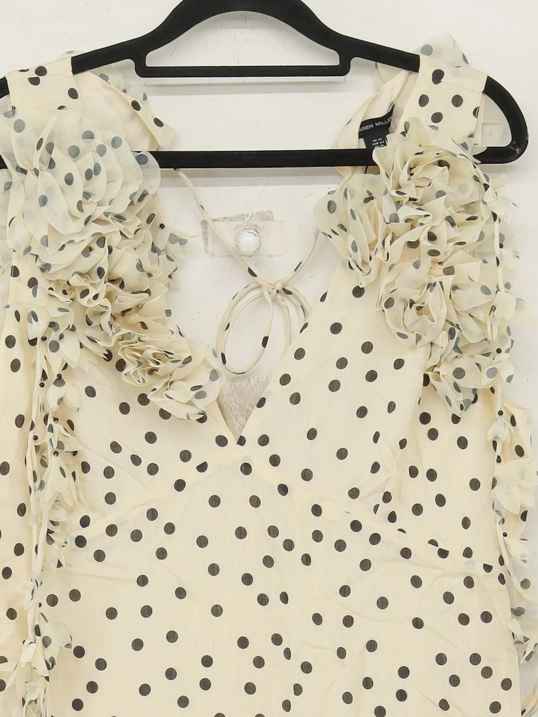 Karen Millen Maxi Dress UK14 in Cream RRP £179 - Image 3