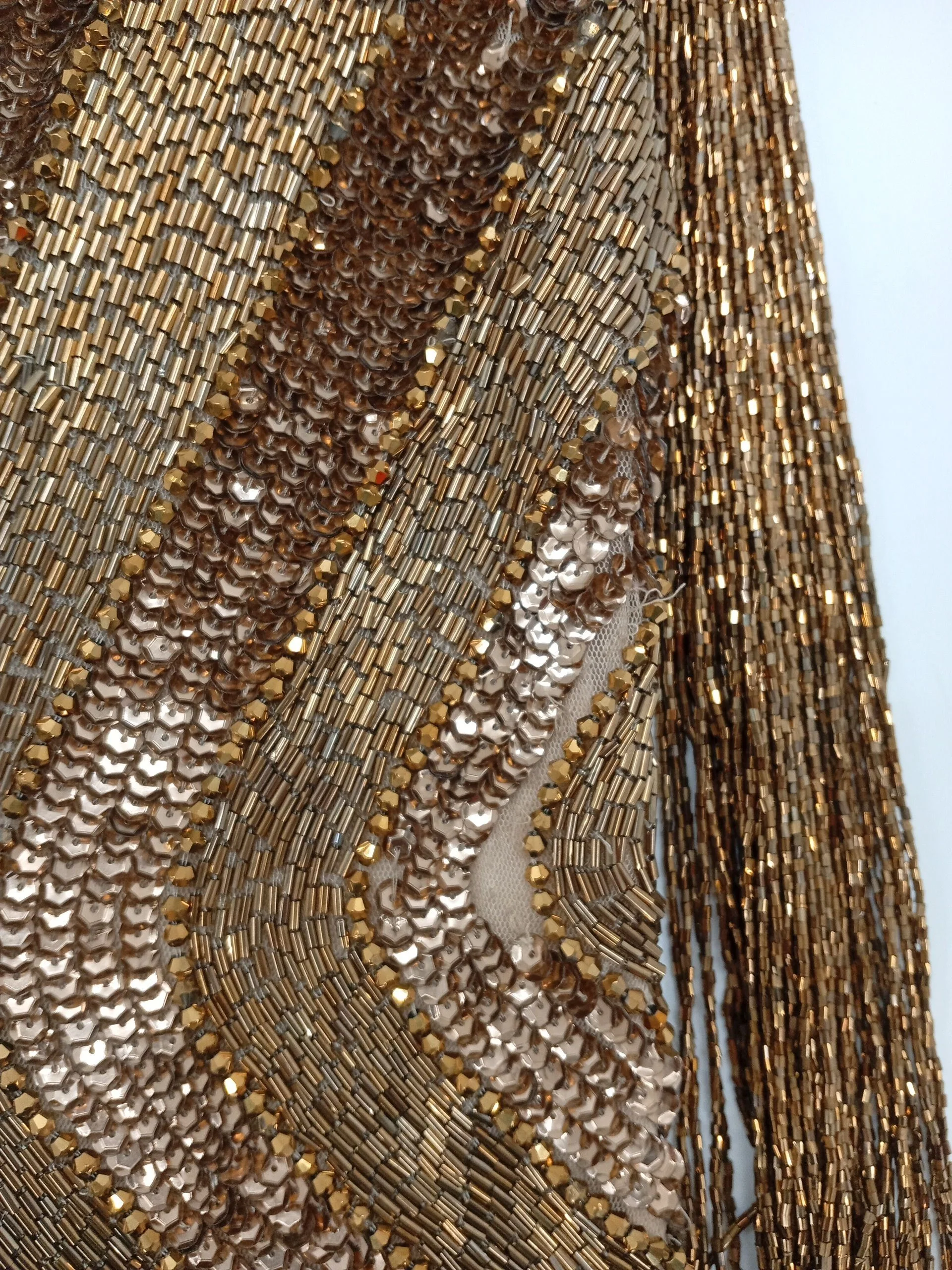 Karen Millen Maxi Dress UK14 in Gold RRP £429 - Image 5