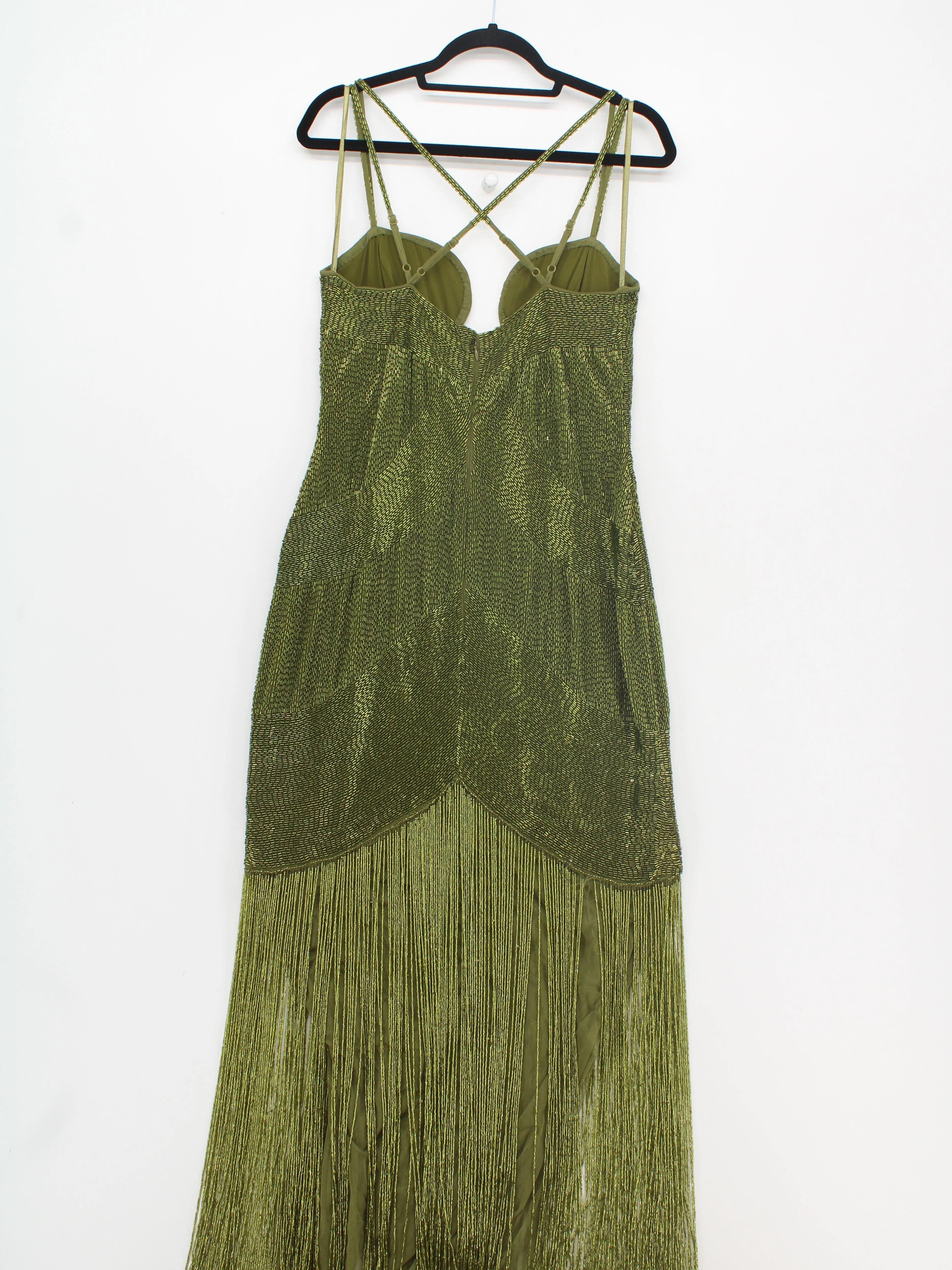 Karen Millen Maxi Dress UK14 in Green RRP £399 - Image 2