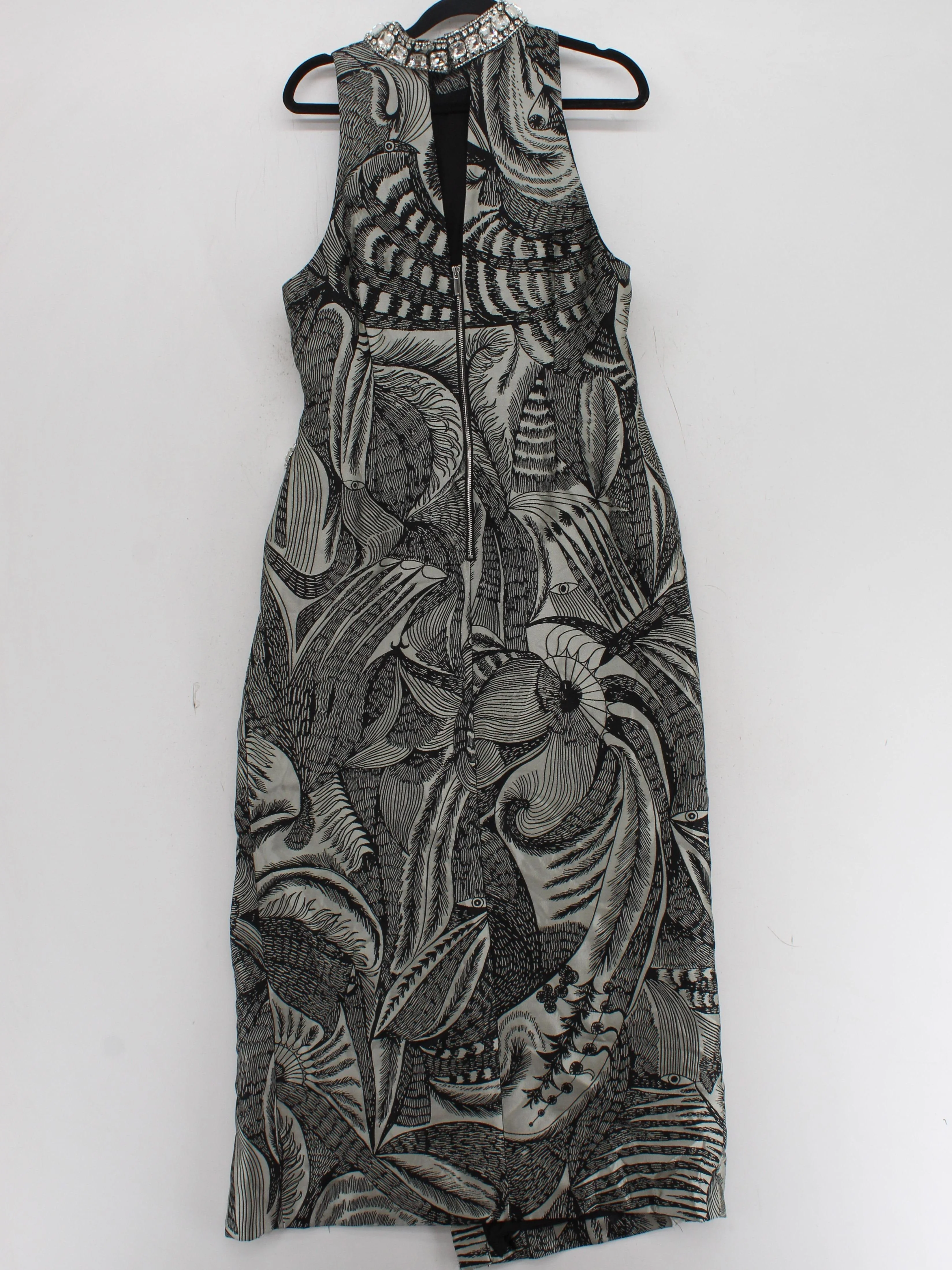 Karen Millen Maxi Dress UK14 in Grey RRP £309 - Image 2