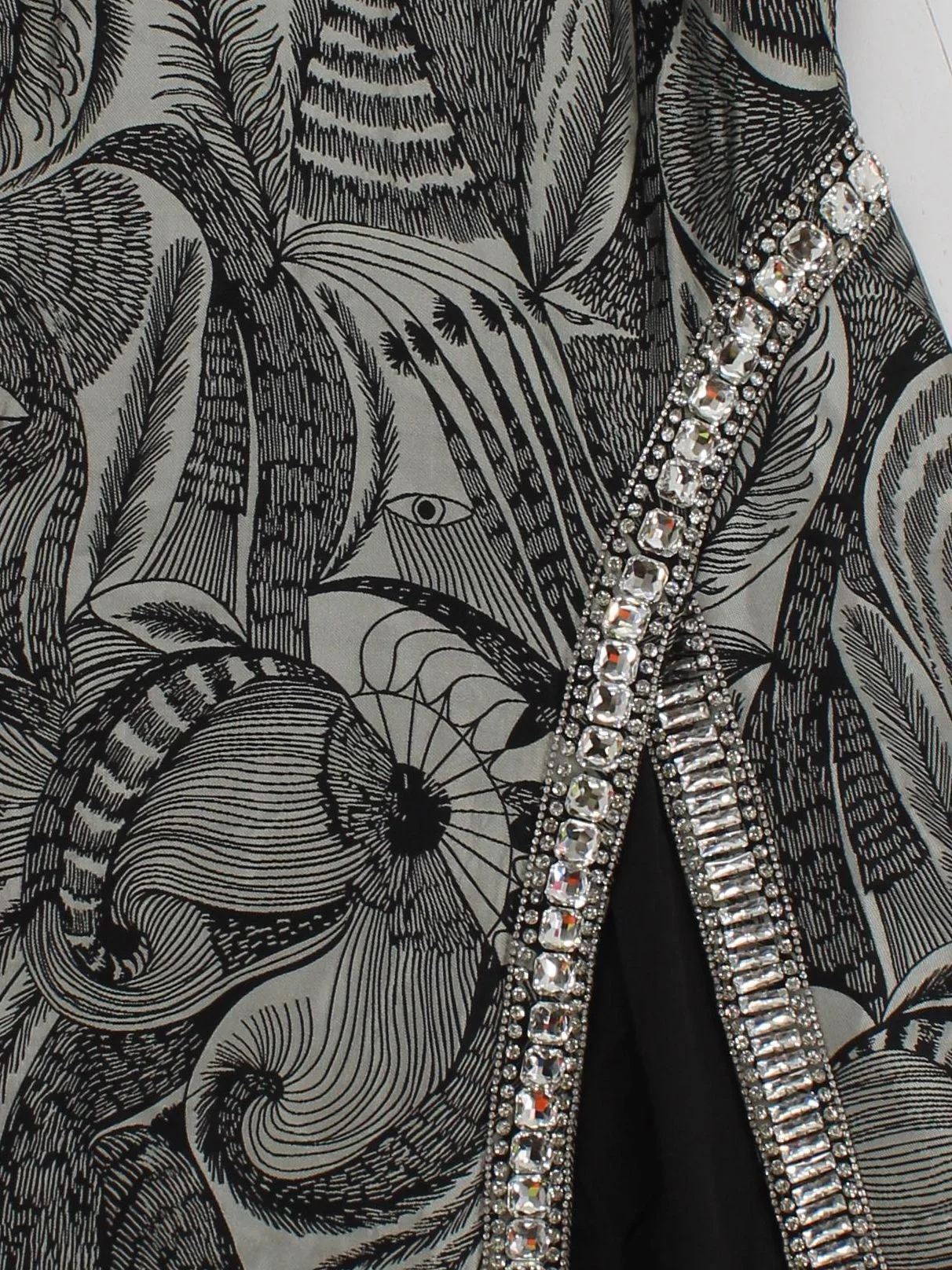 Karen Millen Maxi Dress UK14 in Grey RRP £309 - Image 3