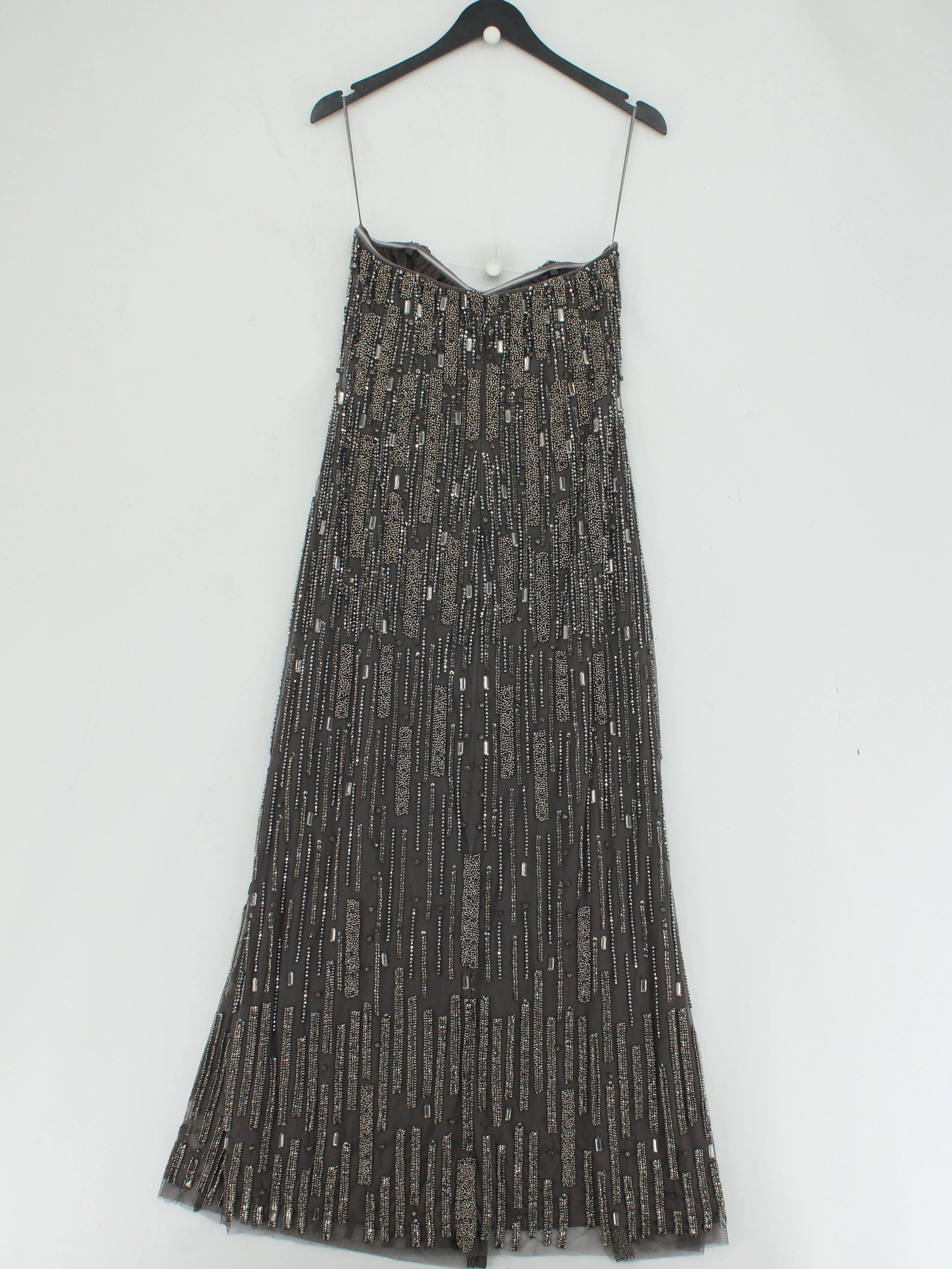Karen Millen Maxi Dress UK14 in Grey RRP £549 - Image 2