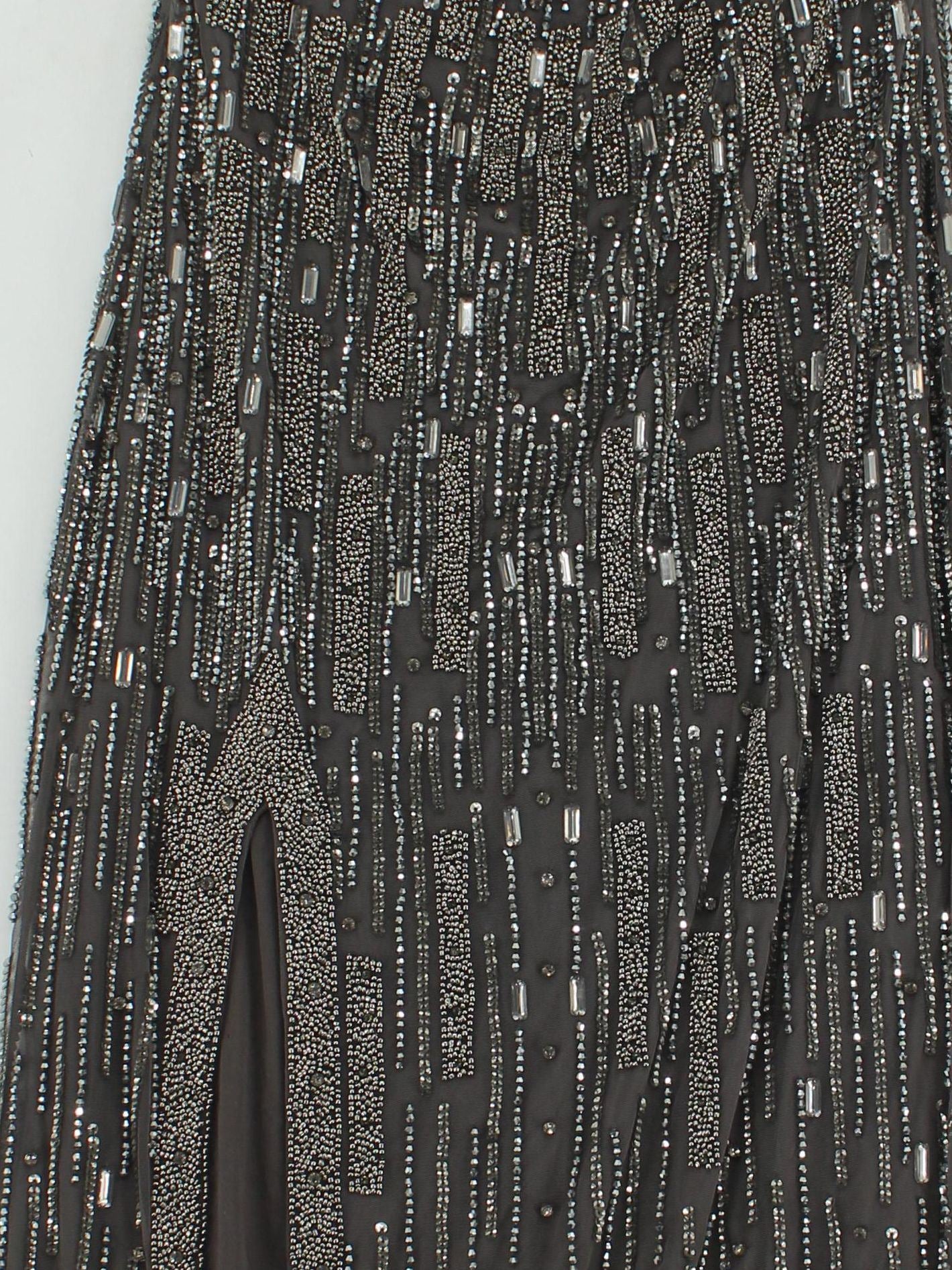 Karen Millen Maxi Dress UK14 in Grey RRP £549 - Image 3