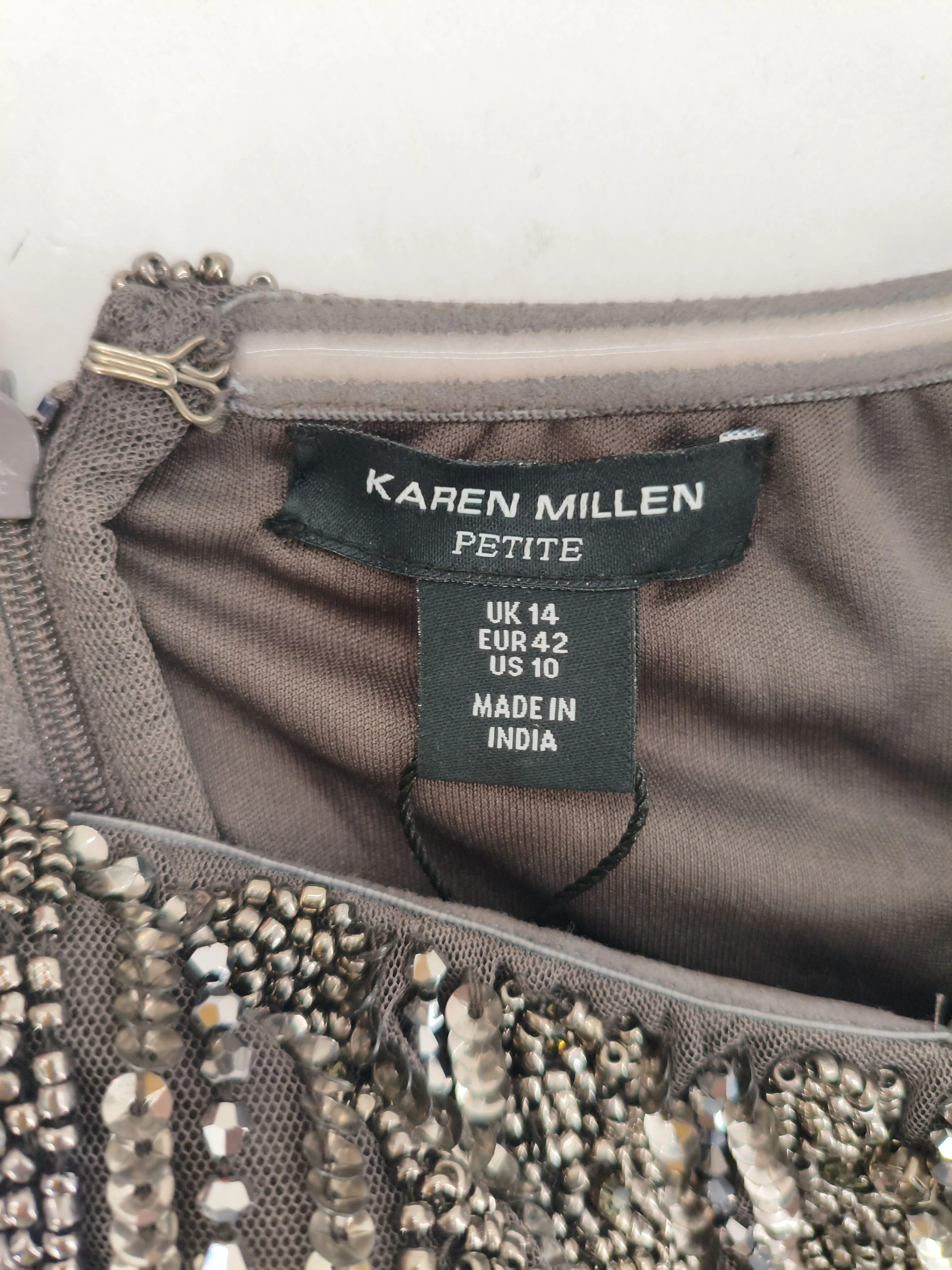 Karen Millen Maxi Dress UK14 in Grey RRP £549 - Image 5