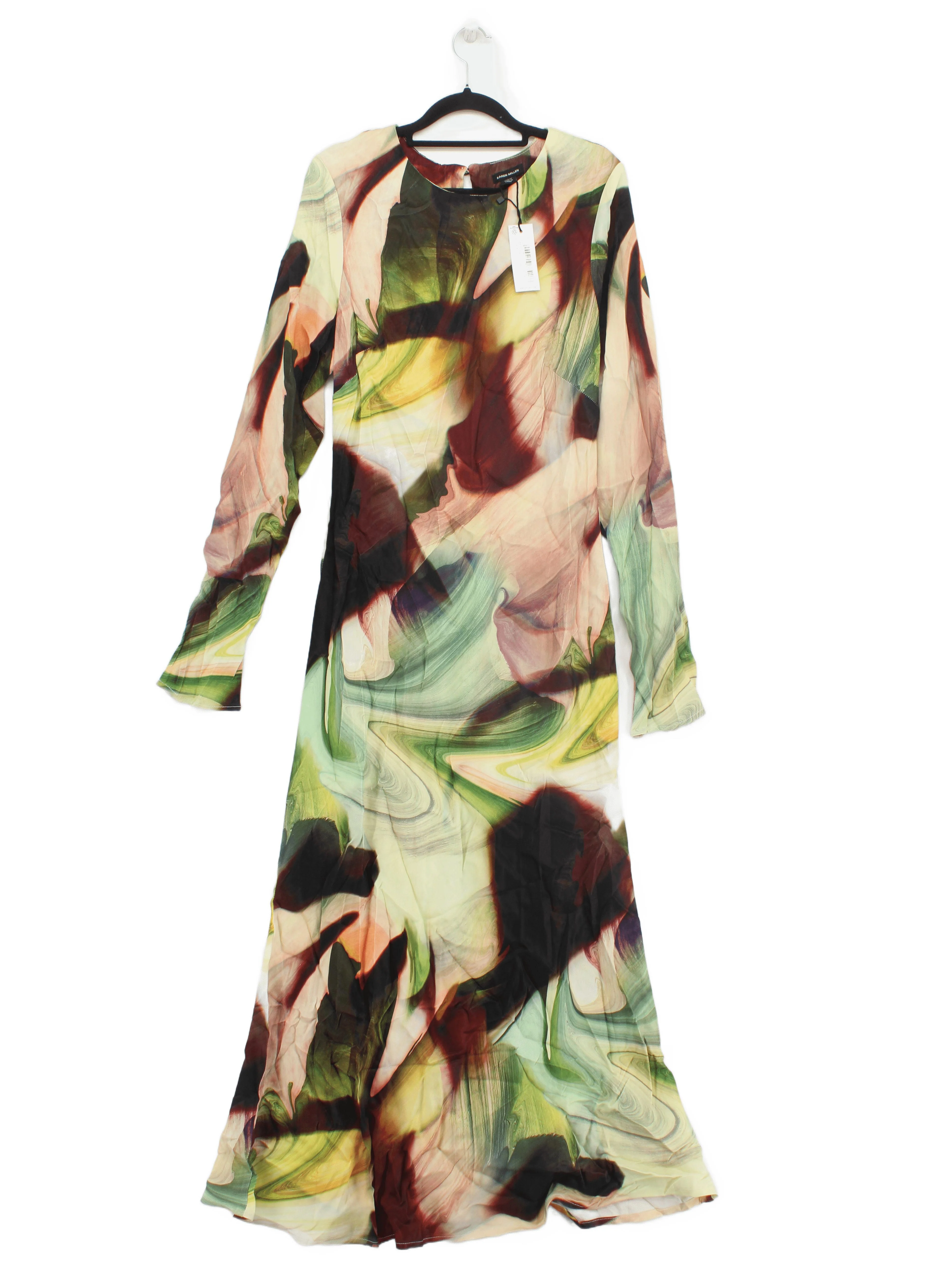 Karen Millen Maxi Dress UK14 in Multi RRP £129
