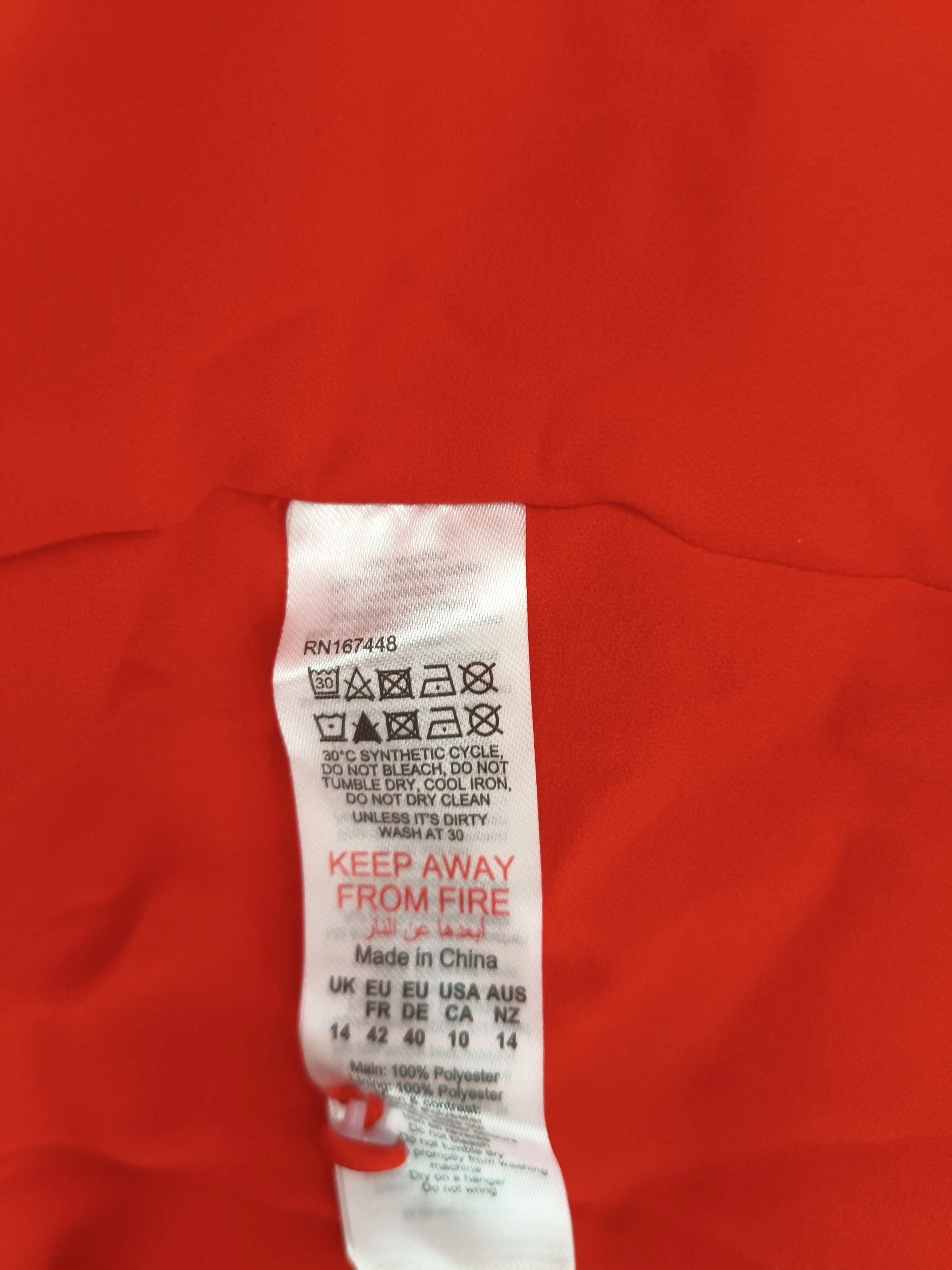 Karen Millen Maxi Dress UK14 in Red RRP £149 - Image 6