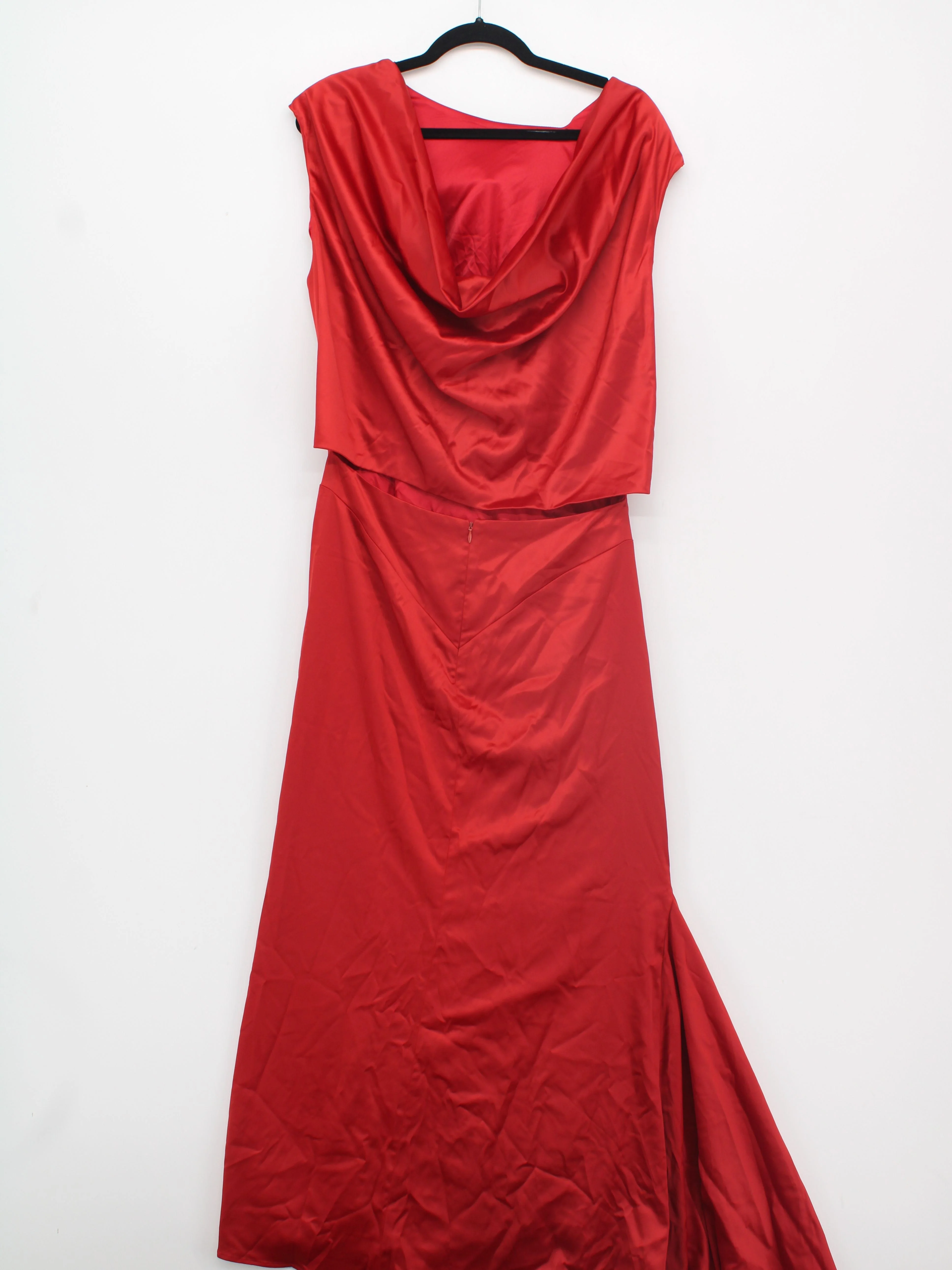 Karen Millen Maxi Dress UK14 in Red RRP £249 - Image 2