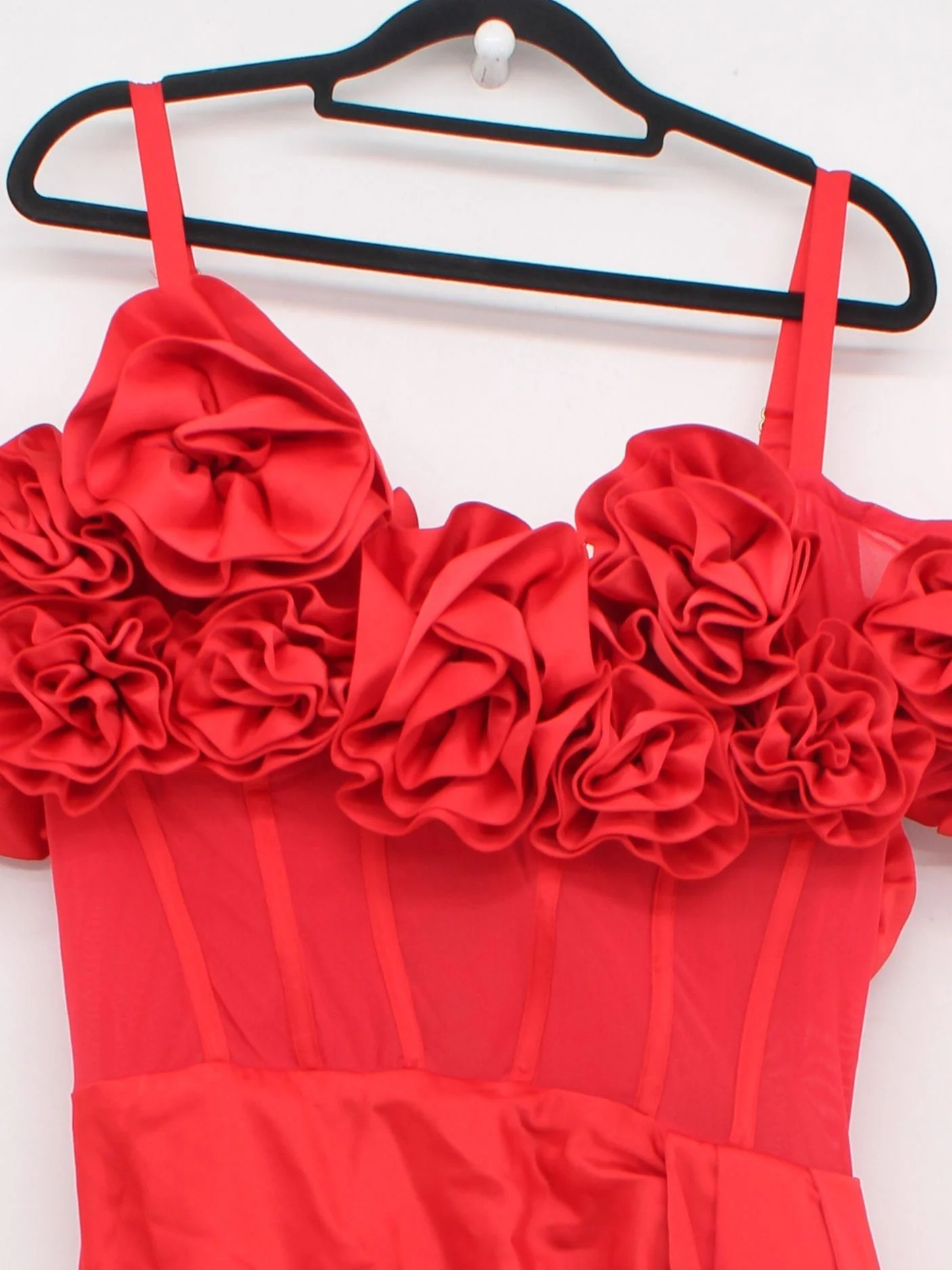 Karen Millen Maxi Dress UK14 in Red RRP £279 - Image 3