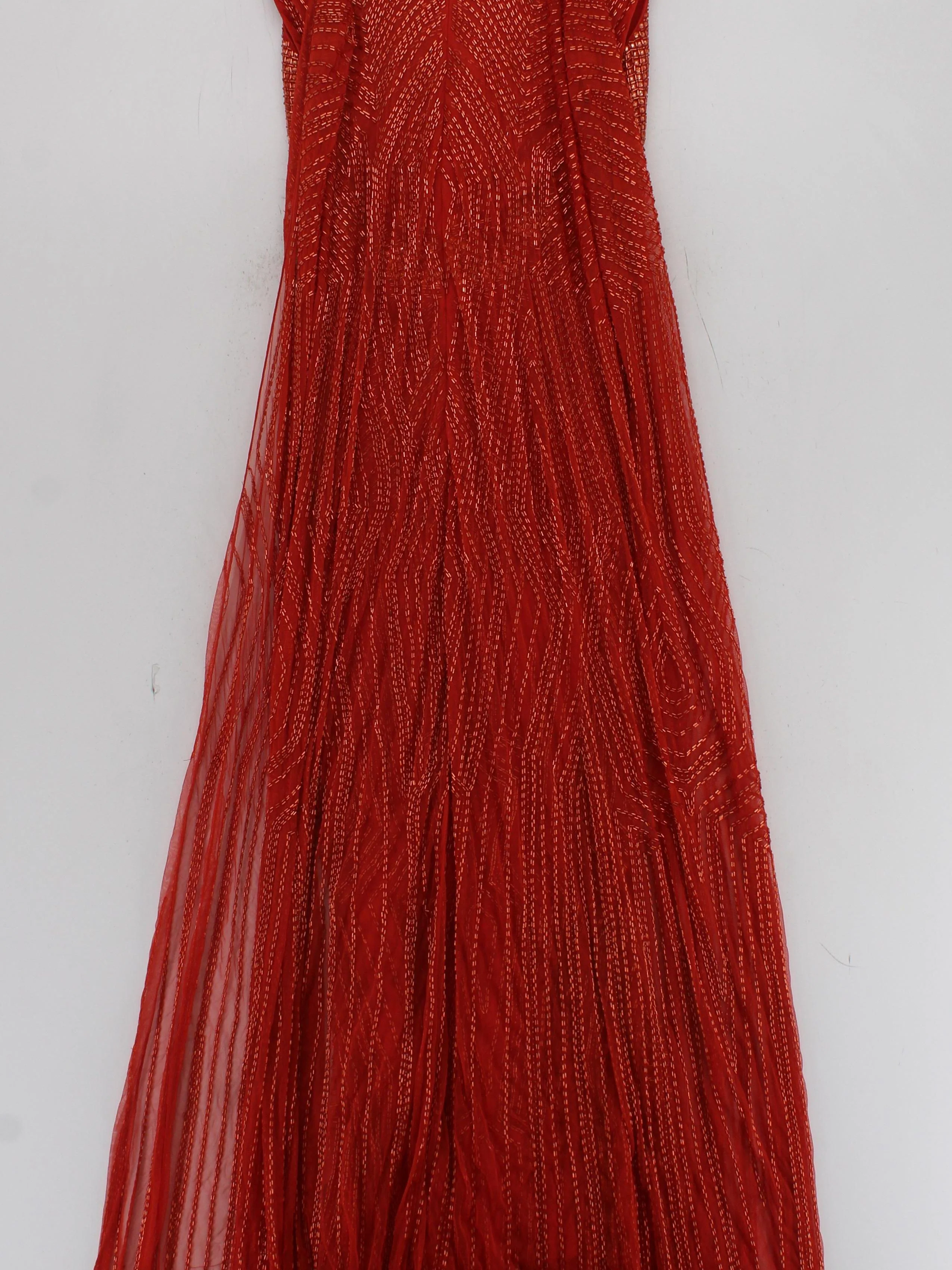 Karen Millen Maxi Dress UK14 in Red RRP £399 - Image 2