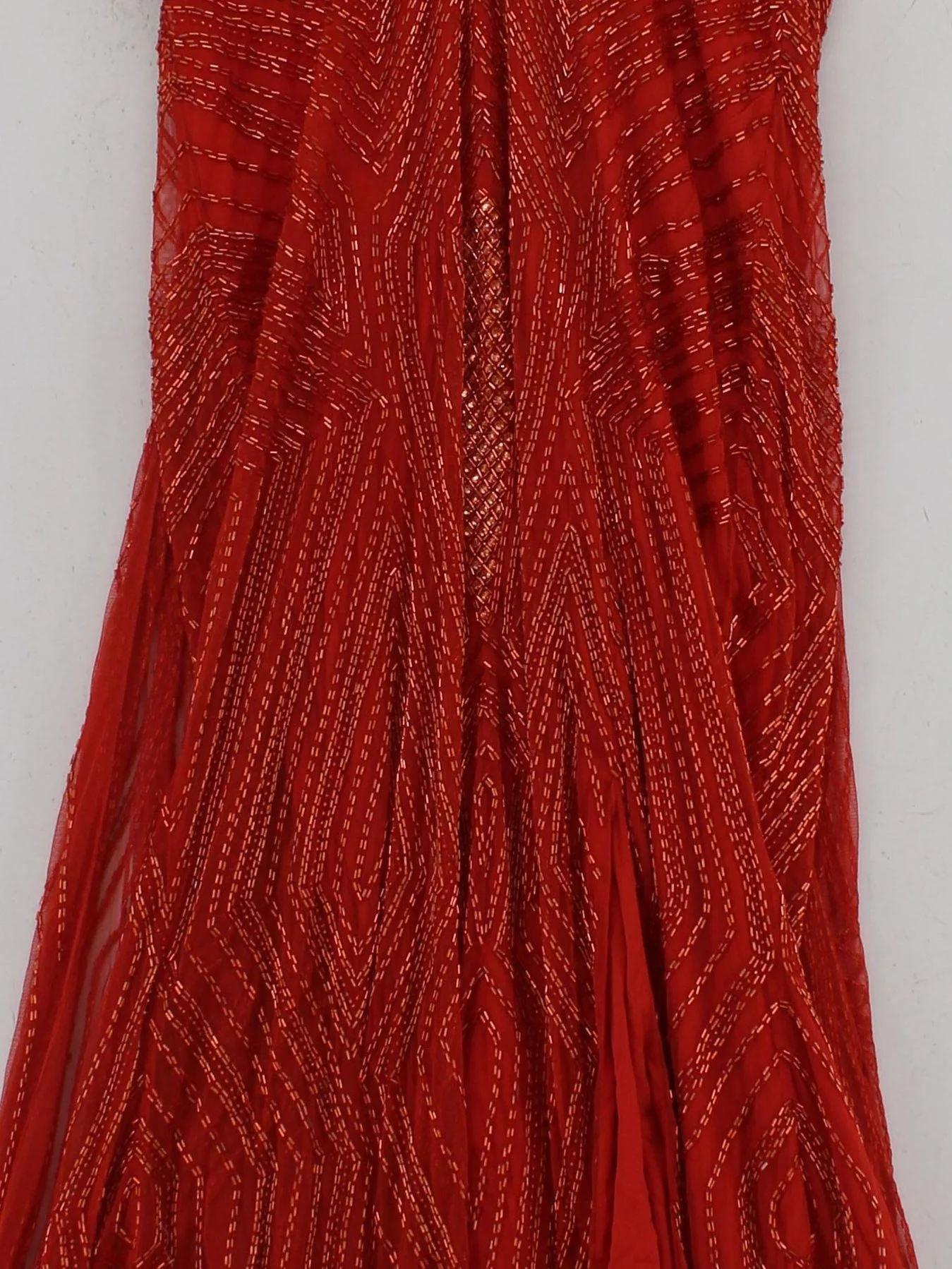 Karen Millen Maxi Dress UK14 in Red RRP £399 - Image 3