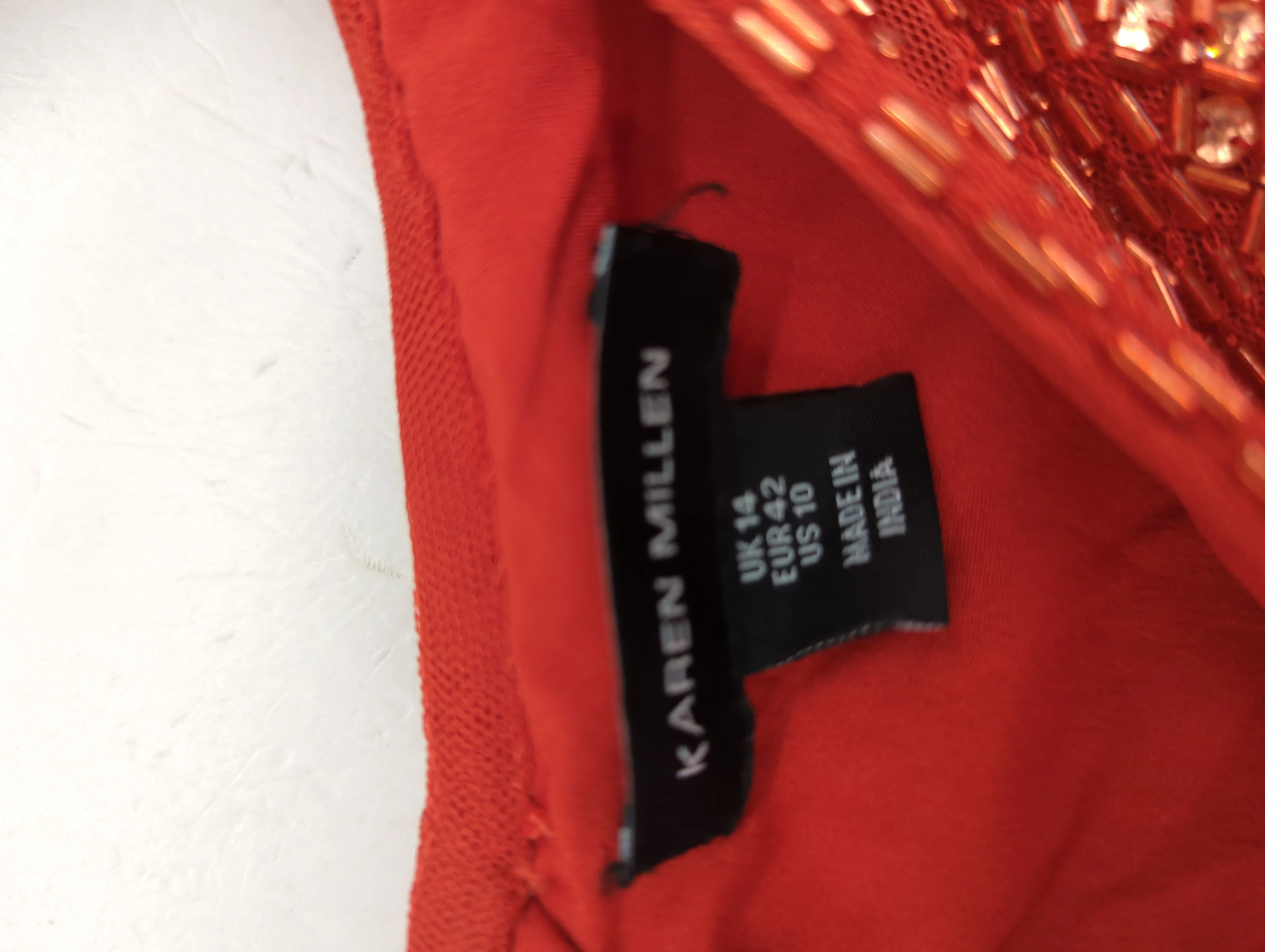 Karen Millen Maxi Dress UK14 in Red RRP £399 - Image 5