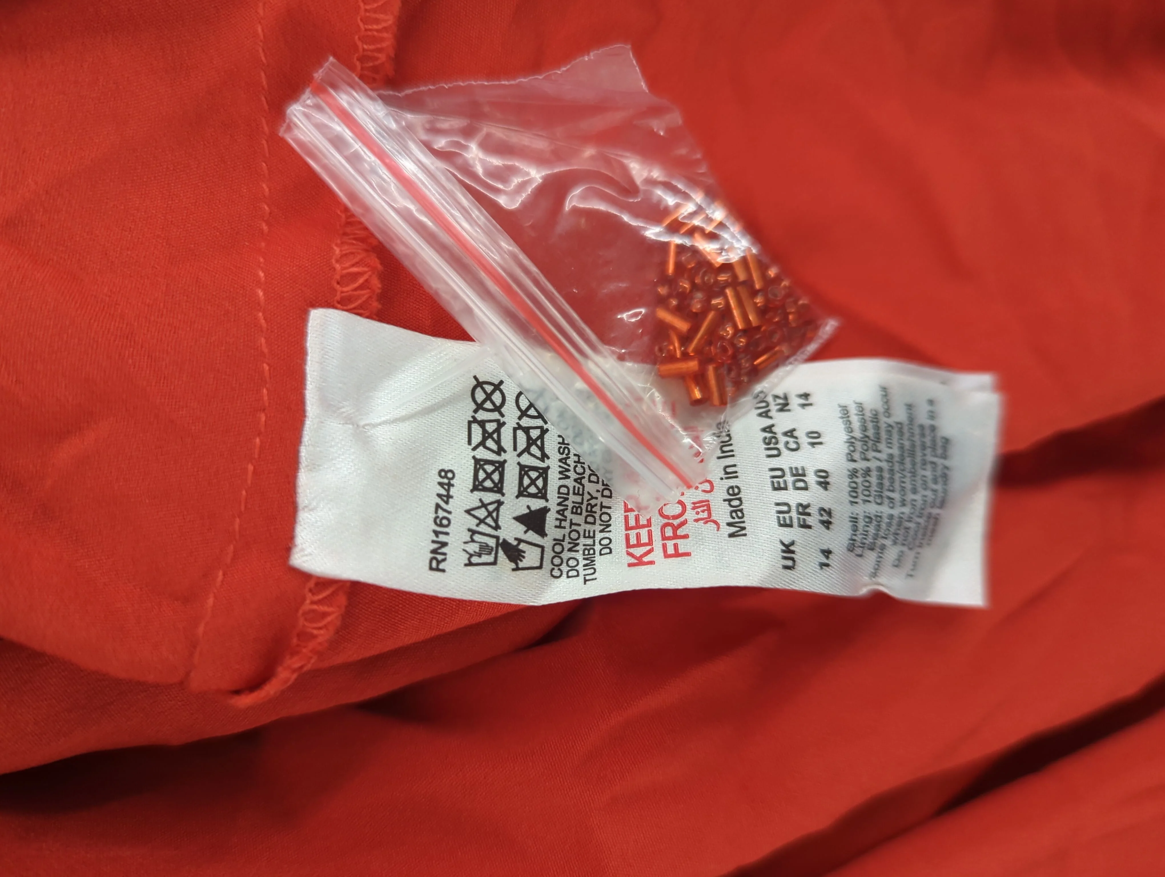 Karen Millen Maxi Dress UK14 in Red RRP £399 - Image 6