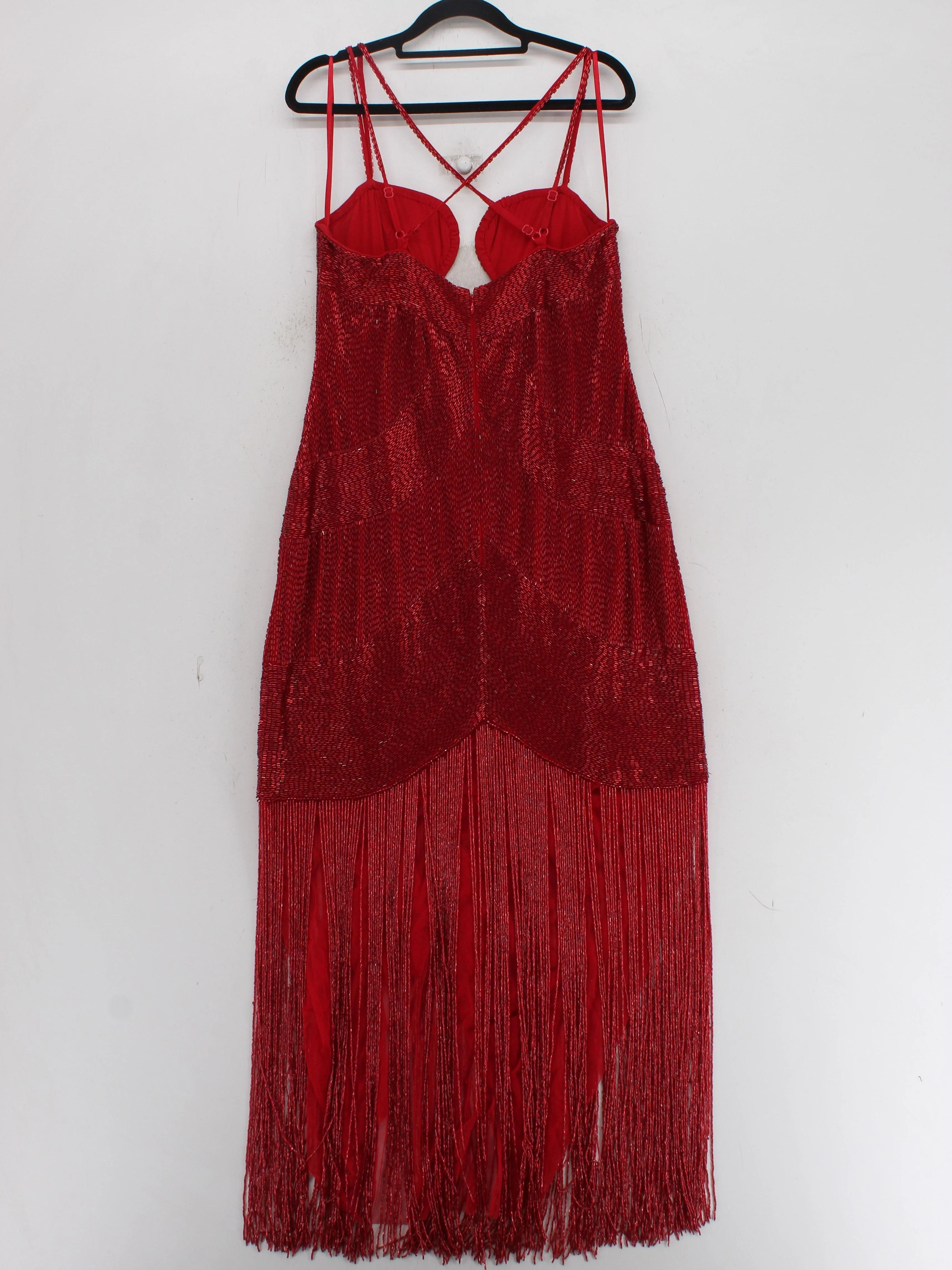 Karen Millen Maxi Dress UK14 in Red RRP £399 - Image 2