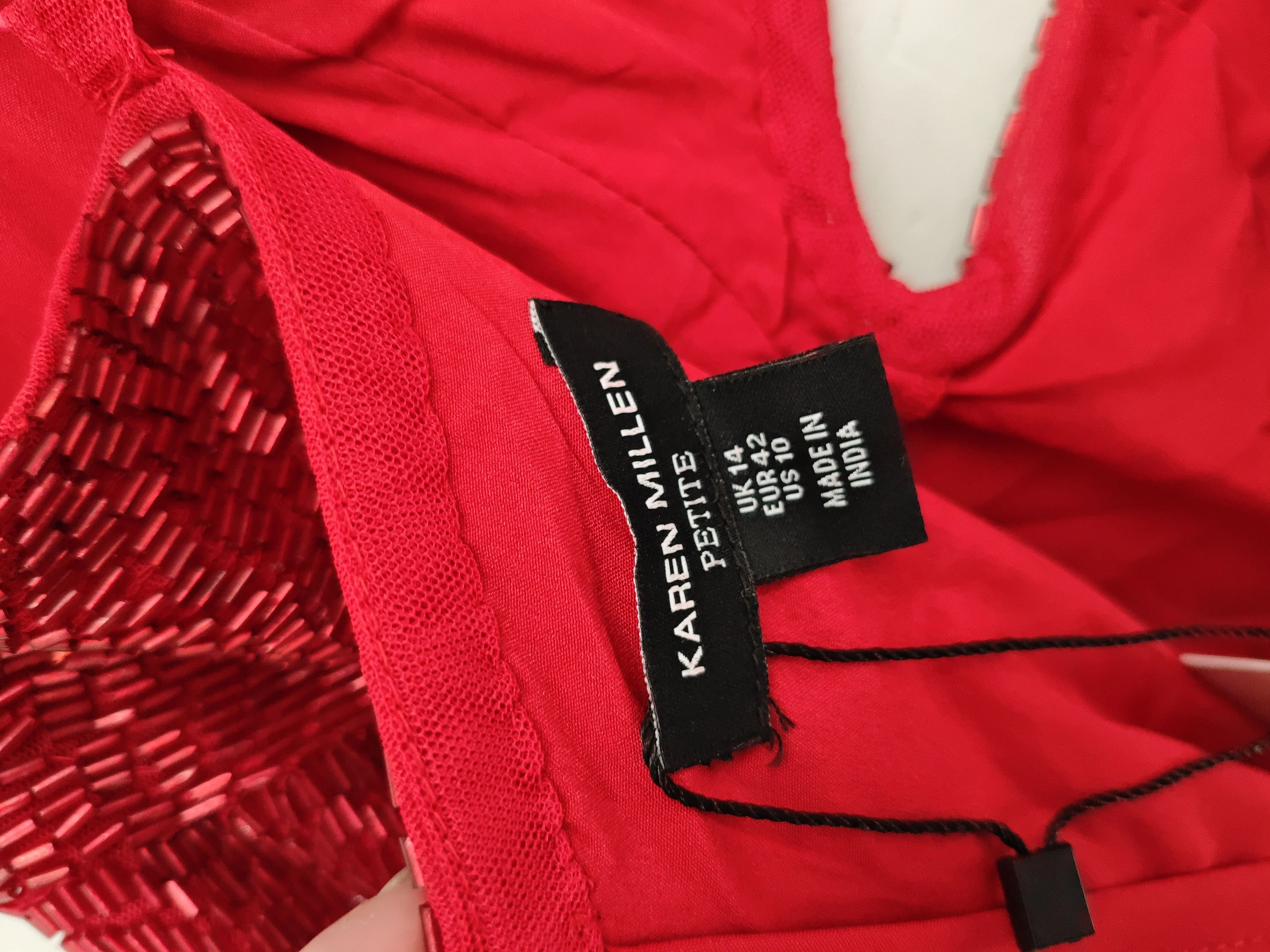 Karen Millen Maxi Dress UK14 in Red RRP £399 - Image 5