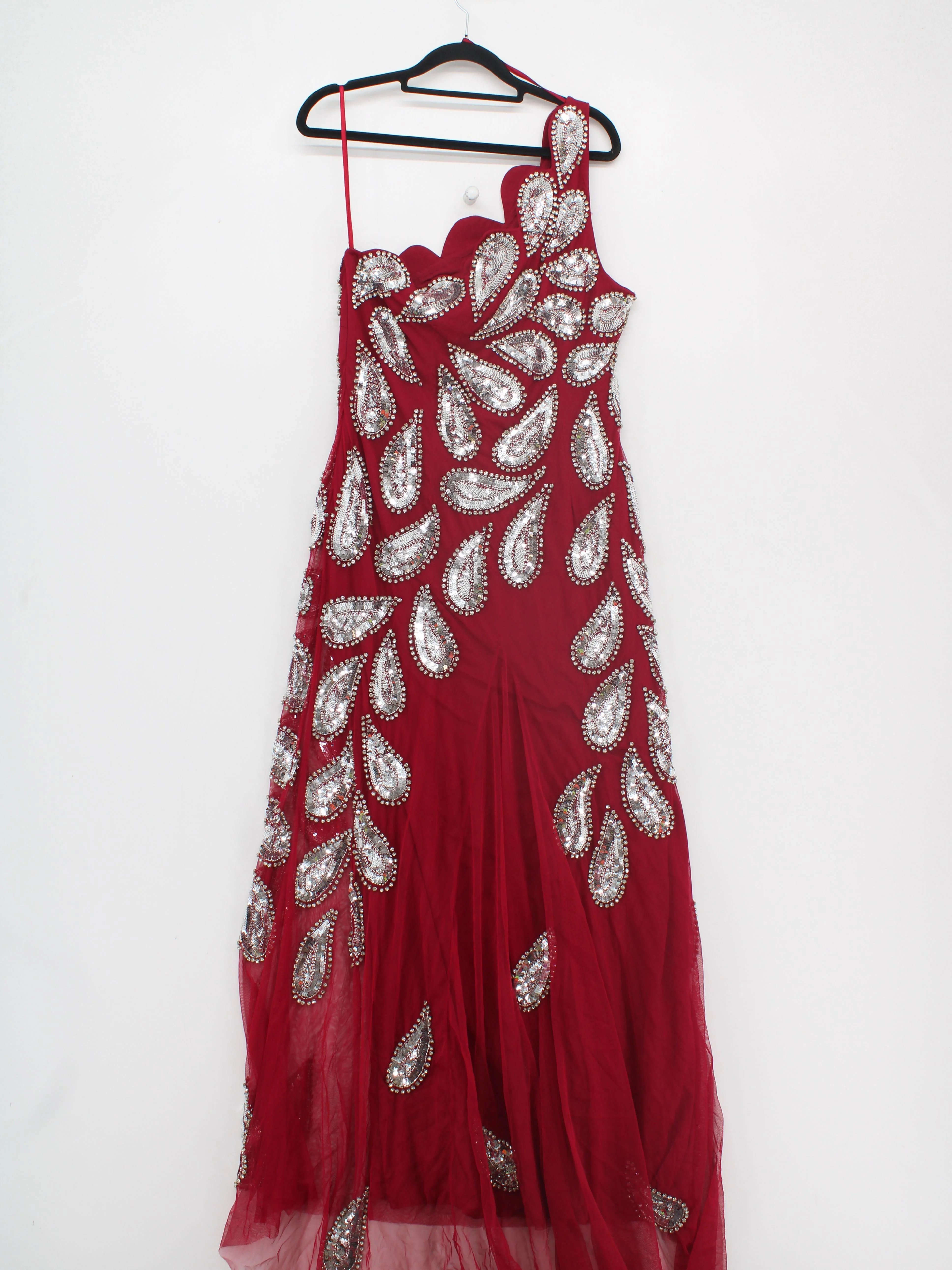Karen Millen Maxi Dress UK14 in Red RRP £419 - Image 2