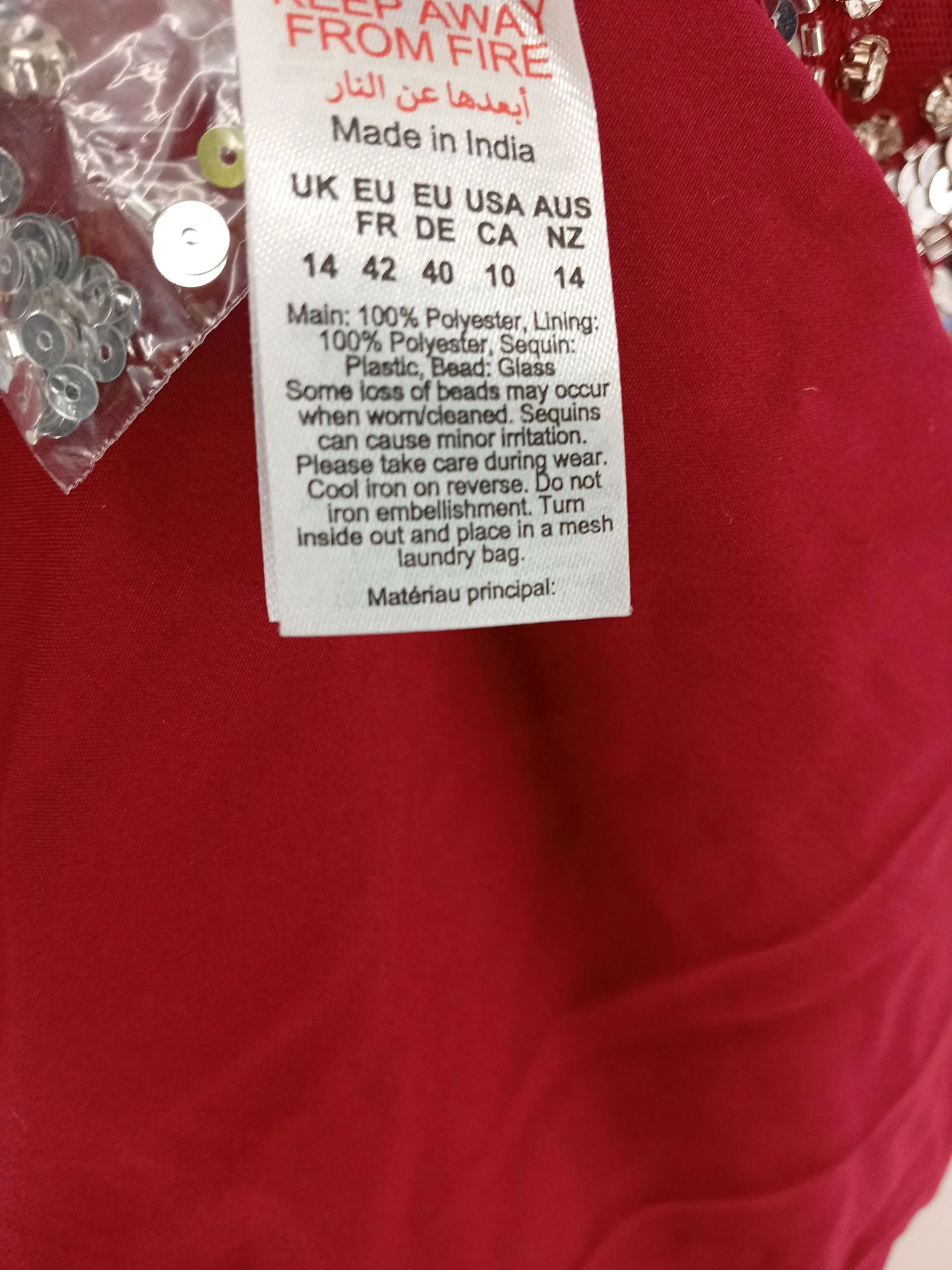 Karen Millen Maxi Dress UK14 in Red RRP £419 - Image 7