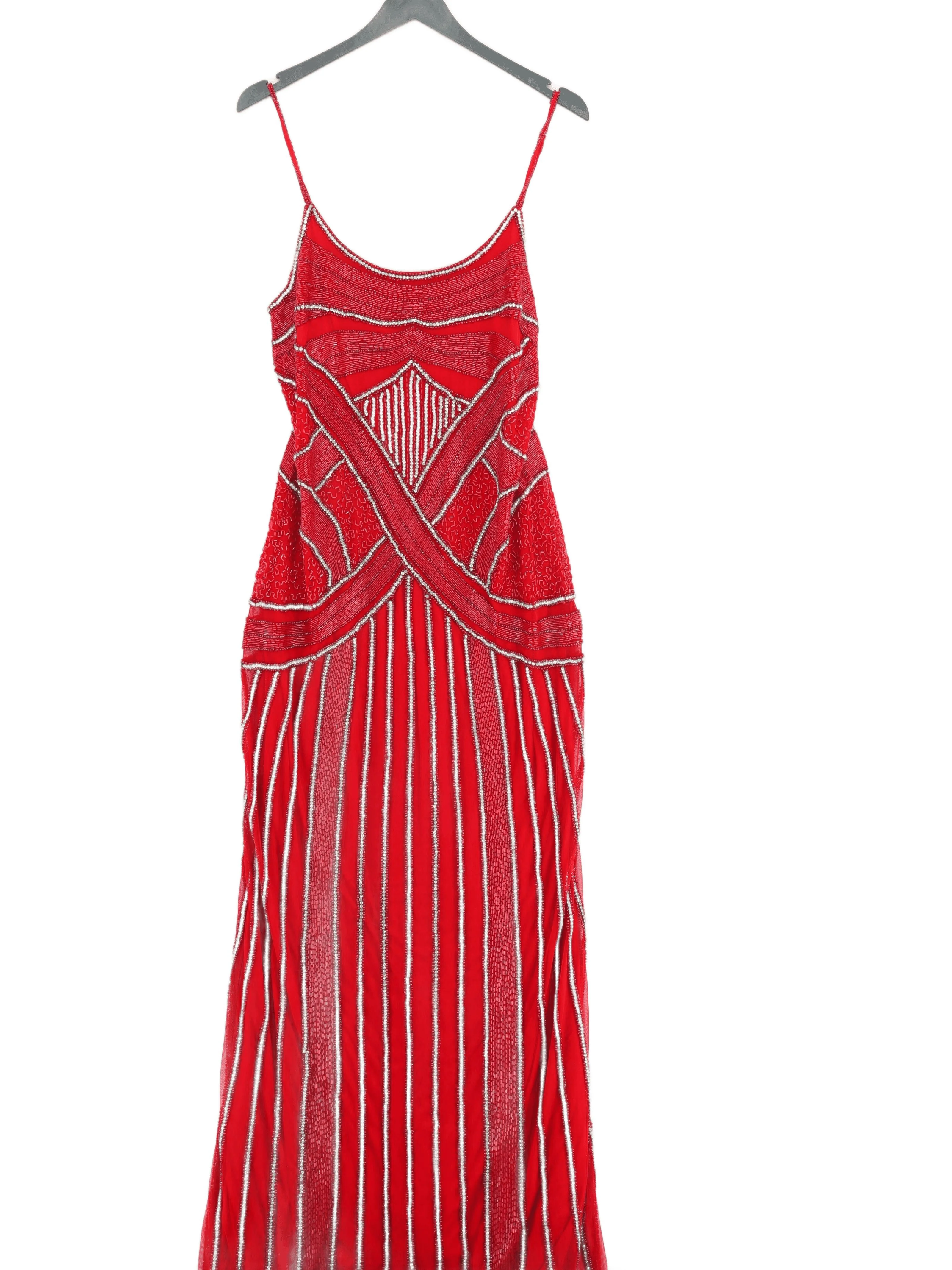 Karen Millen Maxi Dress UK14 in Red RRP £479