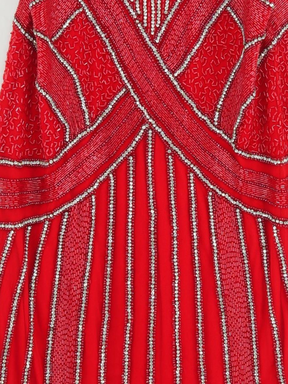 Karen Millen Maxi Dress UK14 in Red RRP £479 - Image 3