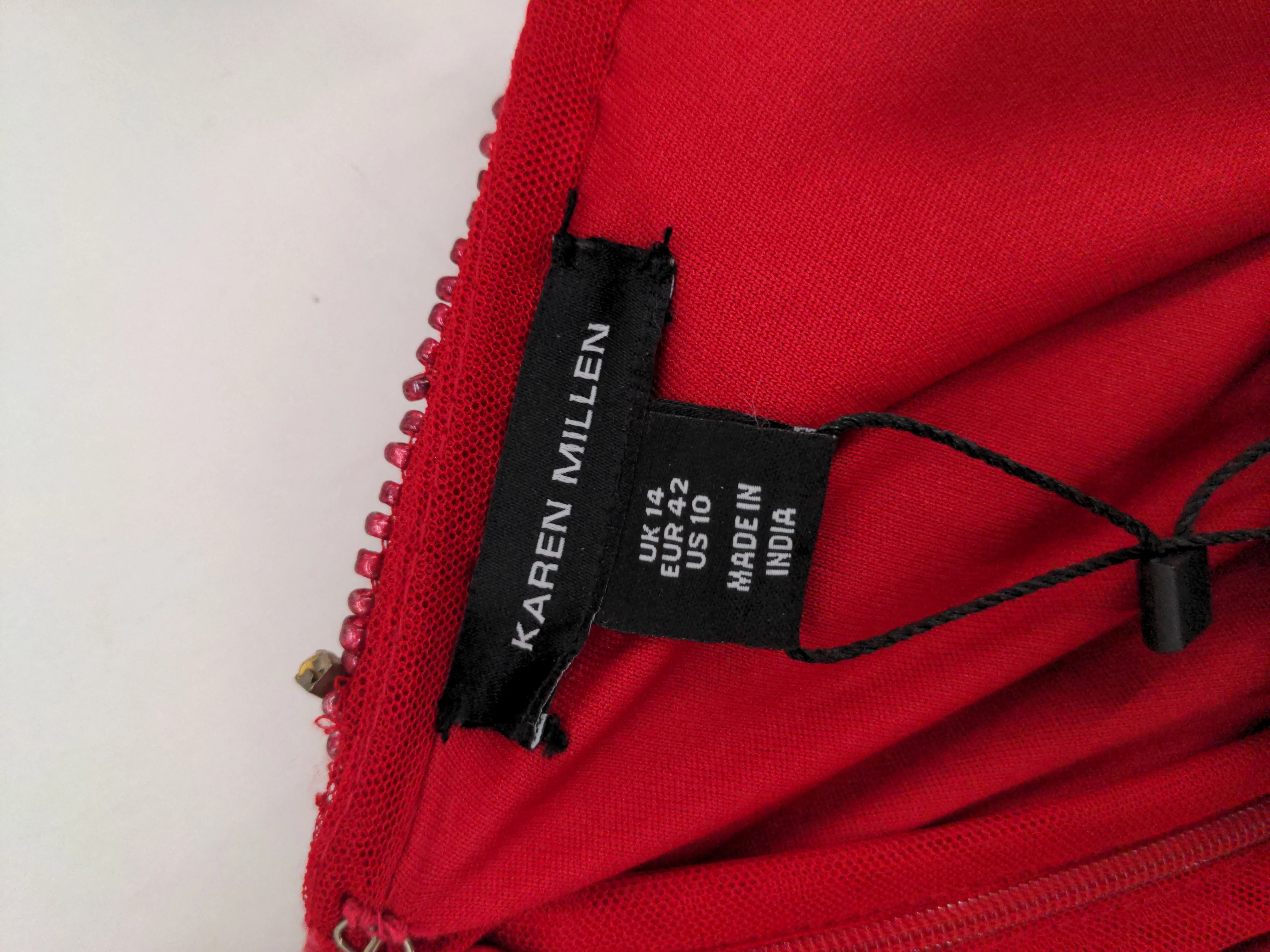 Karen Millen Maxi Dress UK14 in Red RRP £479 - Image 5