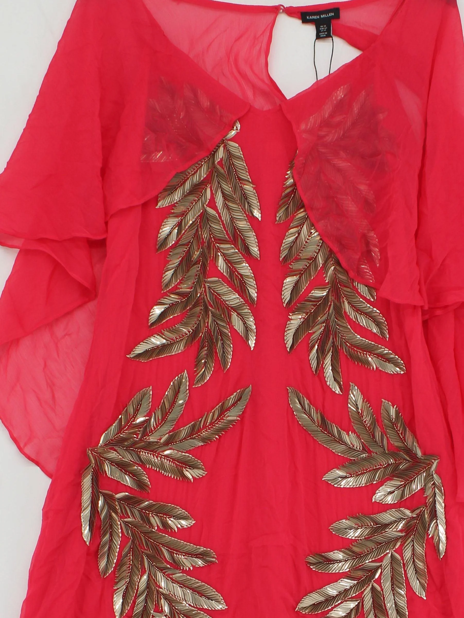 Karen Millen Maxi Dress UK14 in Red RRP £519 - Image 3