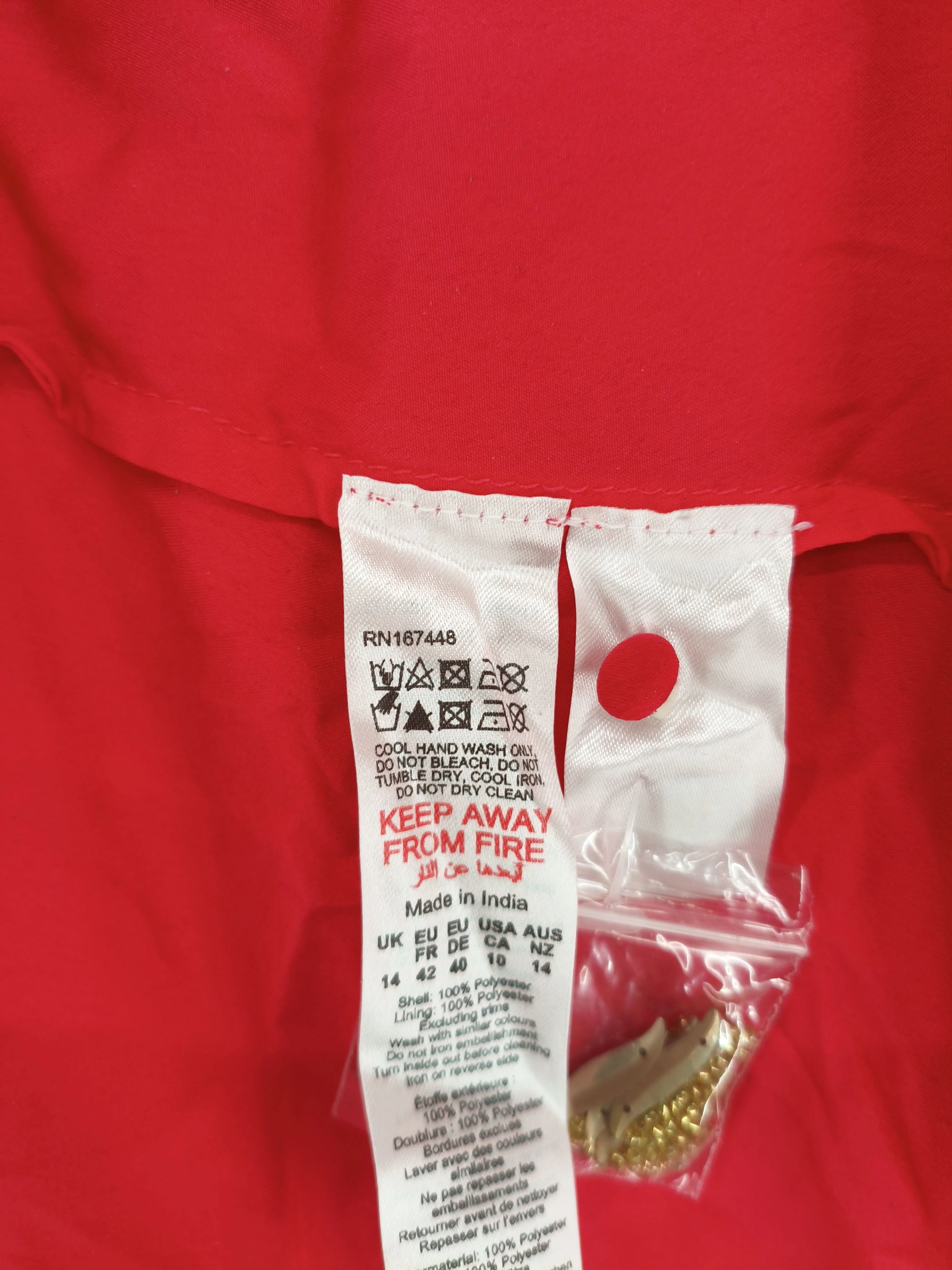 Karen Millen Maxi Dress UK14 in Red RRP £519 - Image 7