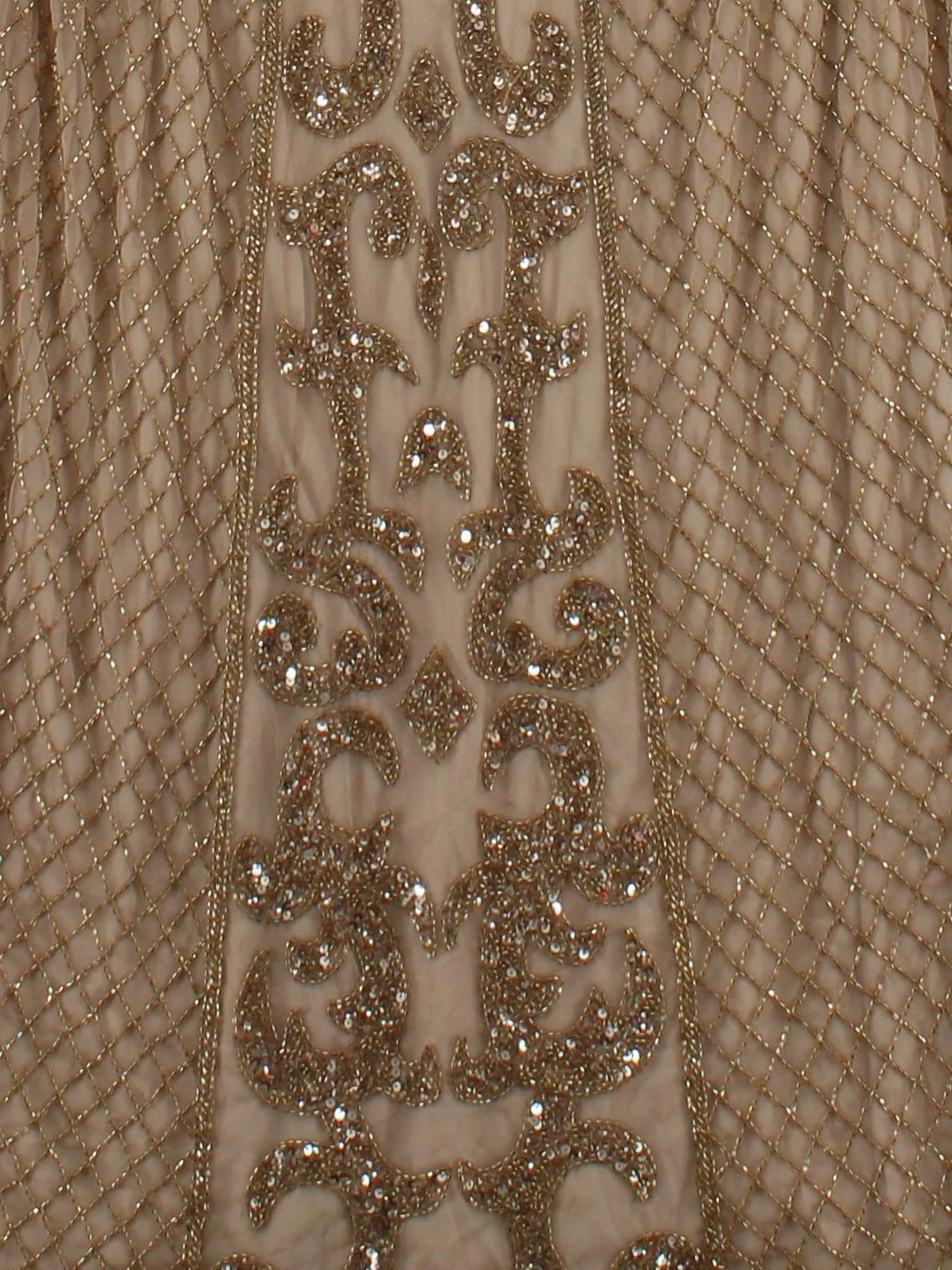 Karen Millen Maxi Dress UK14 in Tan RRP £359 - Image 4