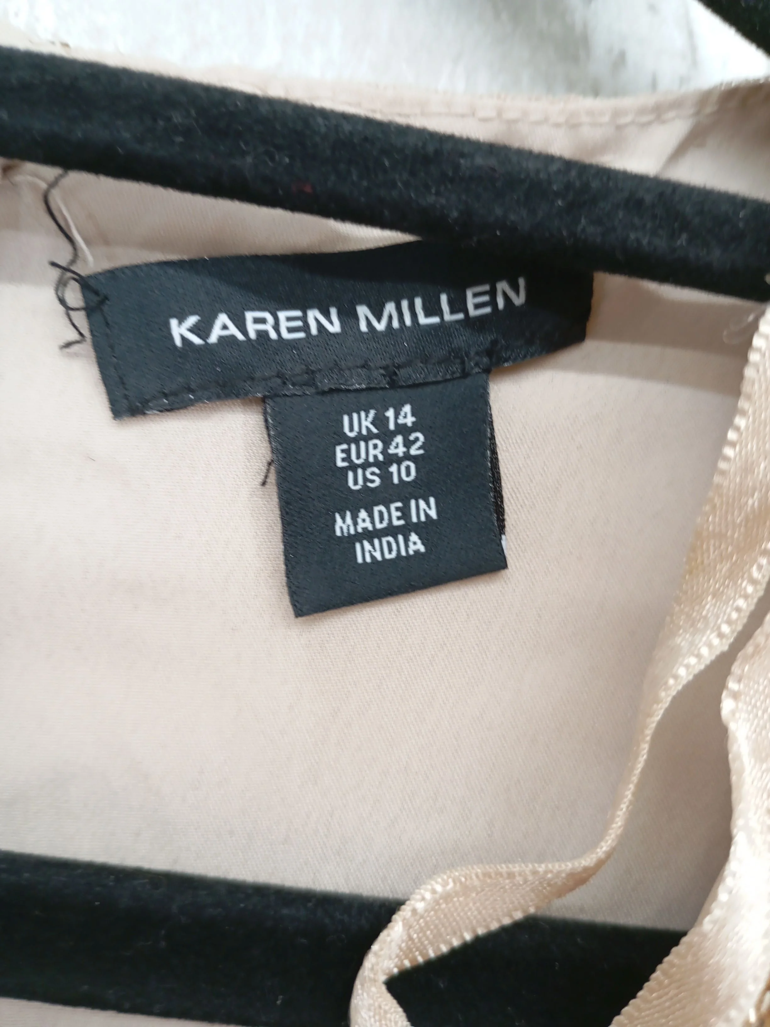 Karen Millen Maxi Dress UK14 in Tan RRP £359 - Image 5