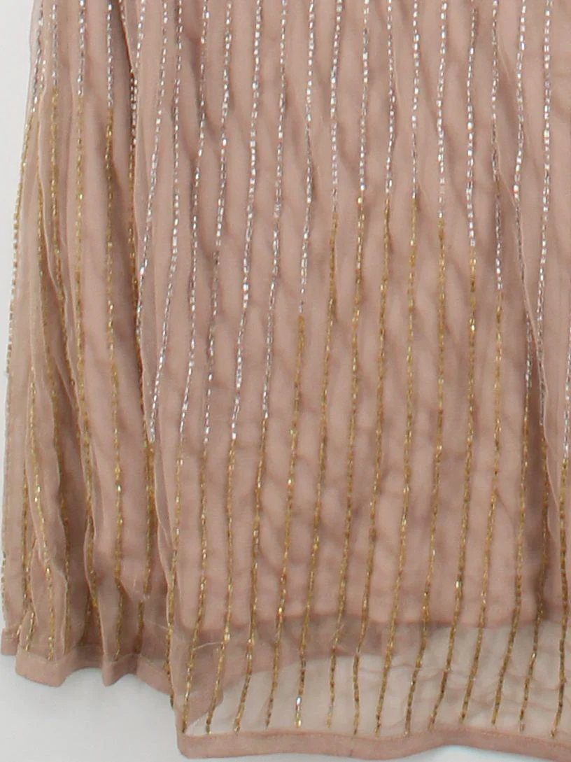Karen Millen Maxi Dress UK14 in Tan RRP £439 - Image 4