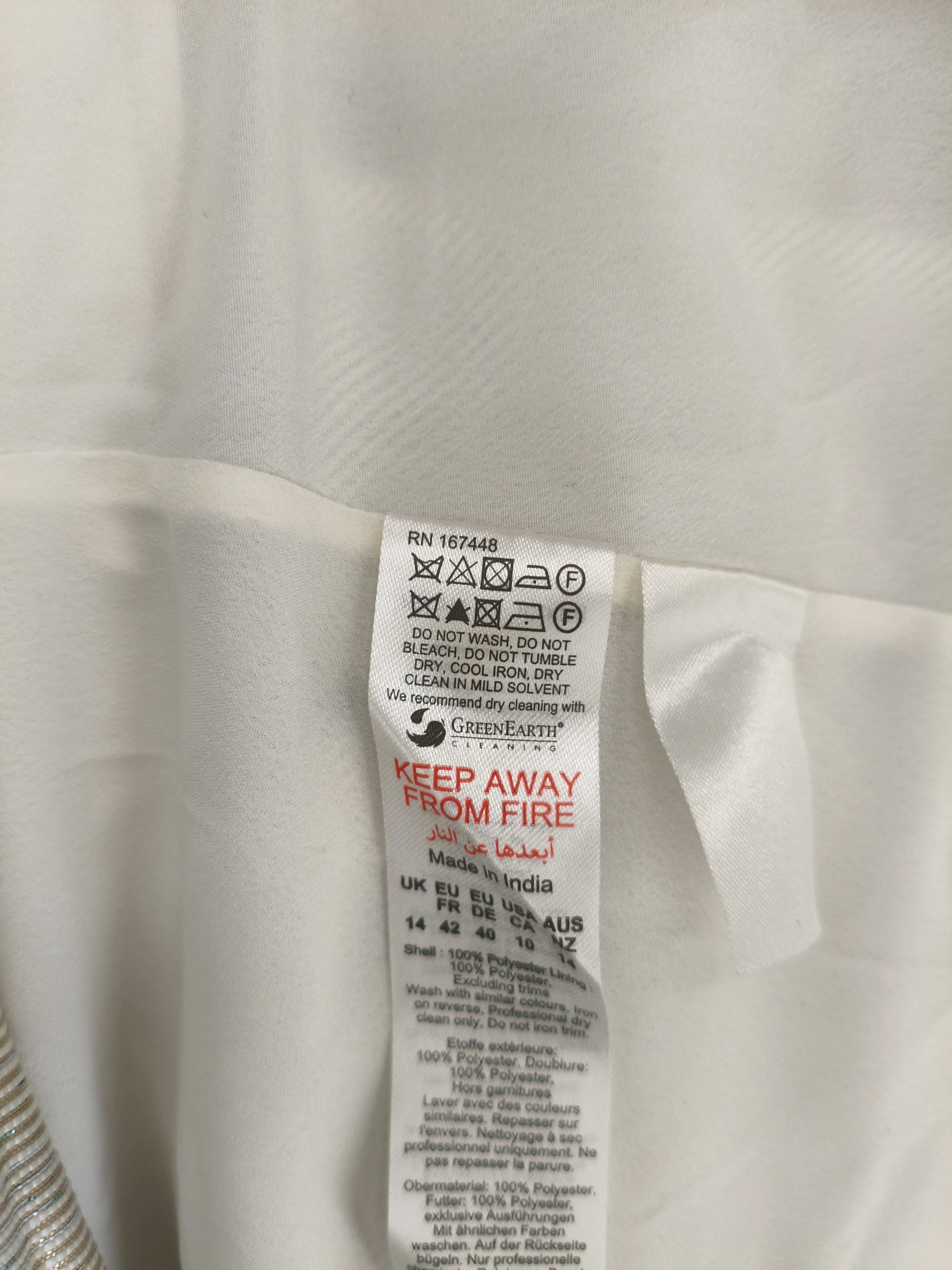 Karen Millen Maxi Dress UK14 in White RRP £259 - Image 6