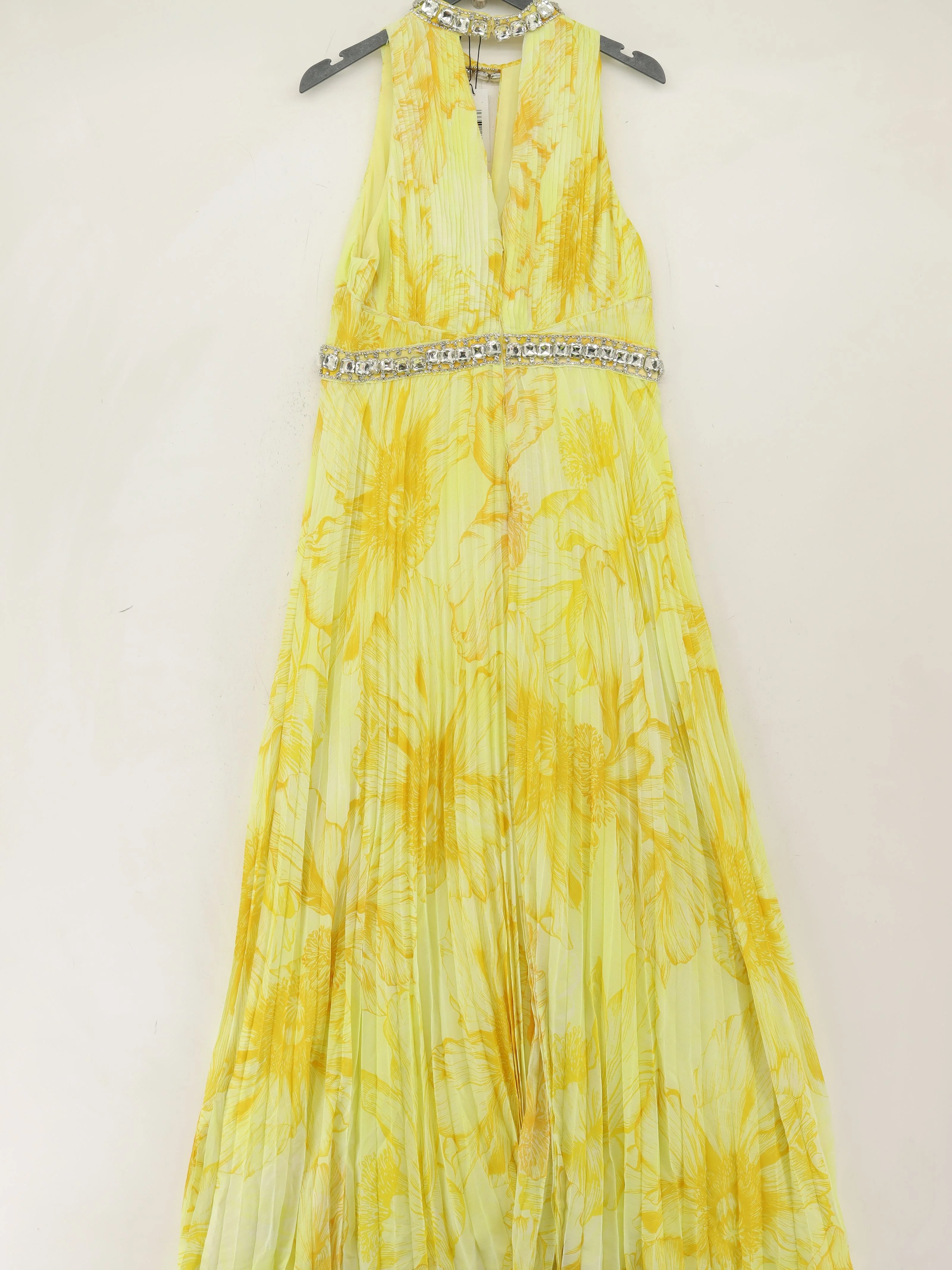 Karen Millen Maxi Dress UK14 in Yellow RRP £249 - Image 2
