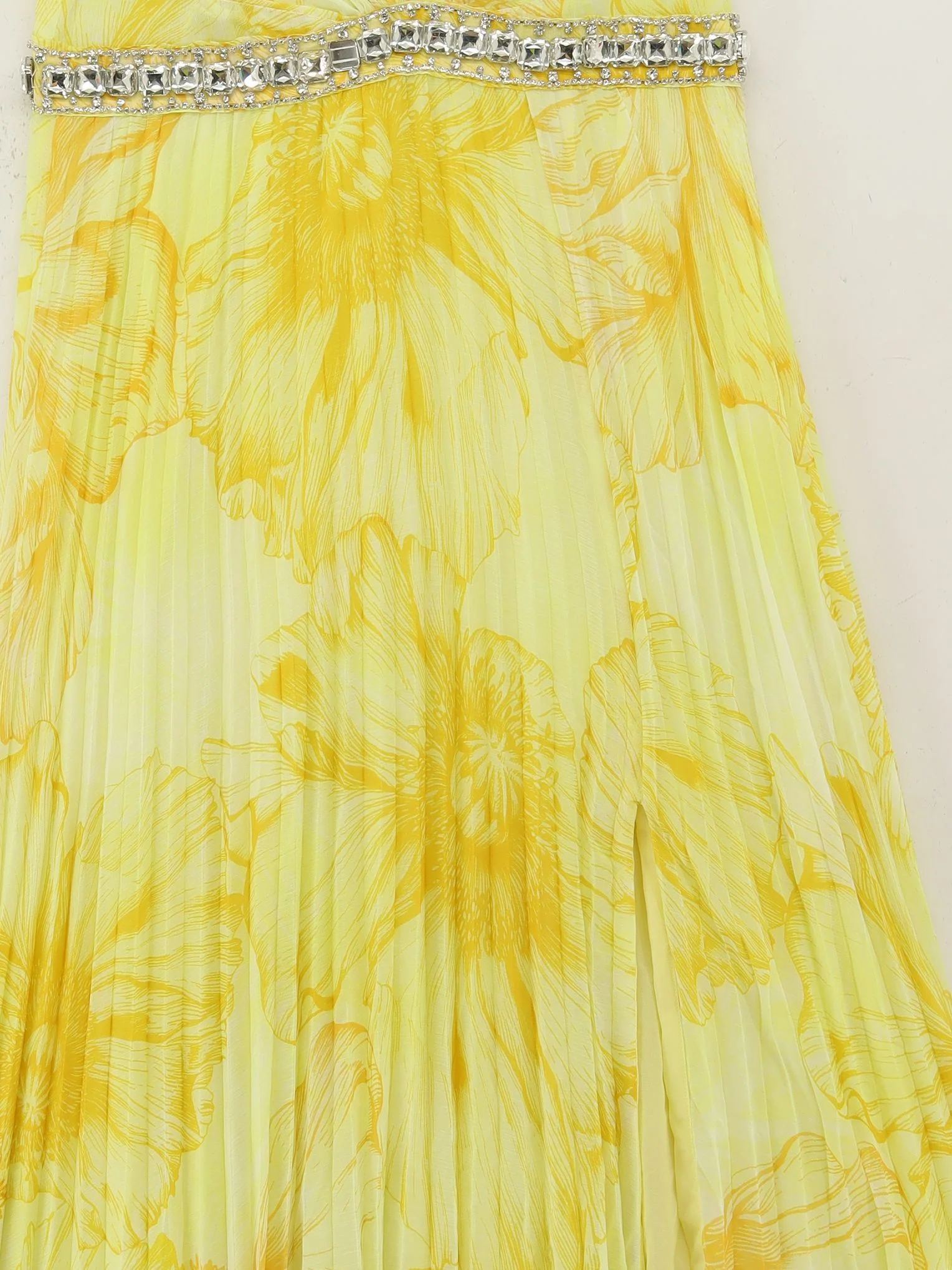 Karen Millen Maxi Dress UK14 in Yellow RRP £249 - Image 3