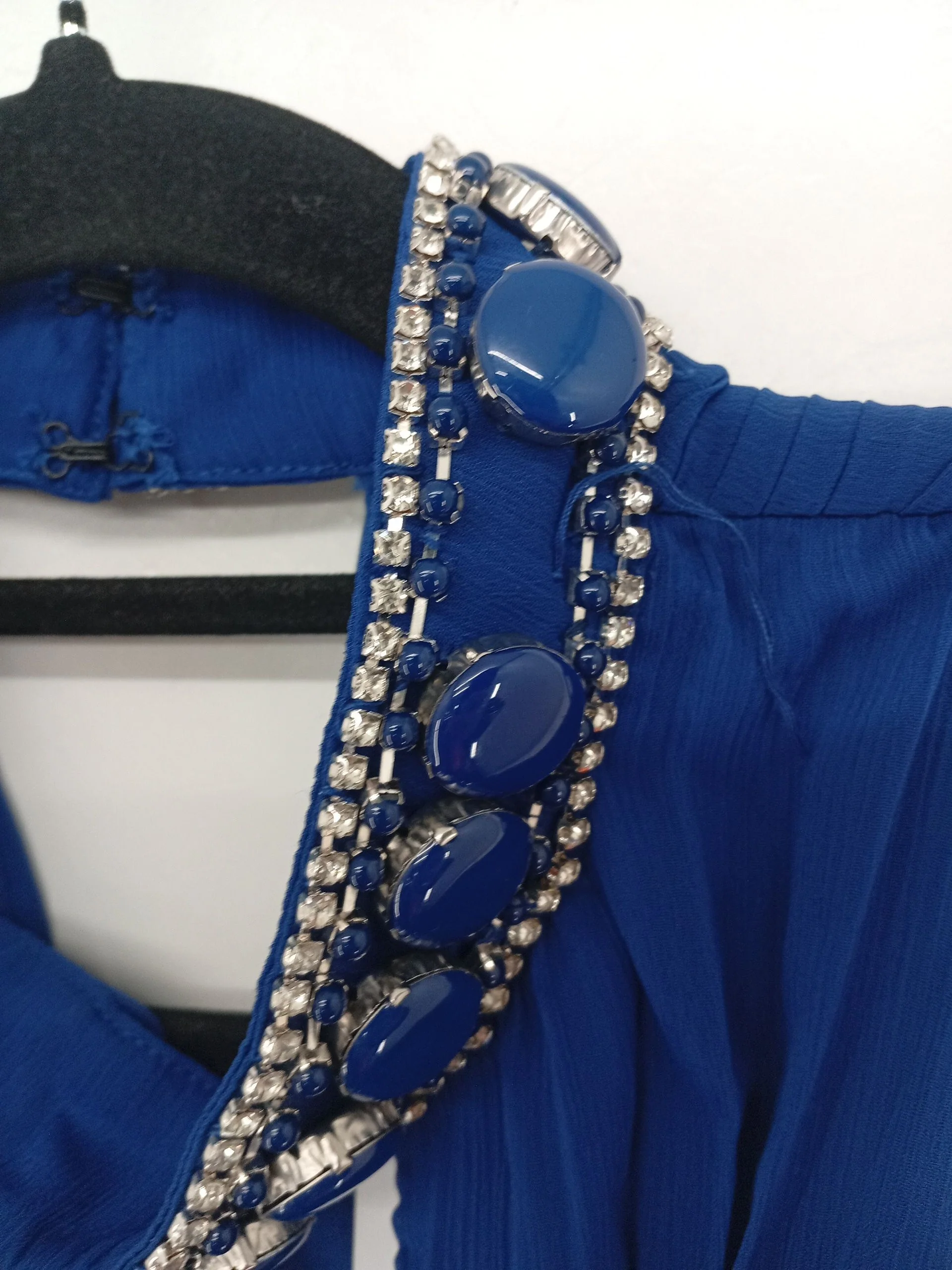 Karen Millen Maxi Dress UK16 in Blue RRP £239 - Image 5