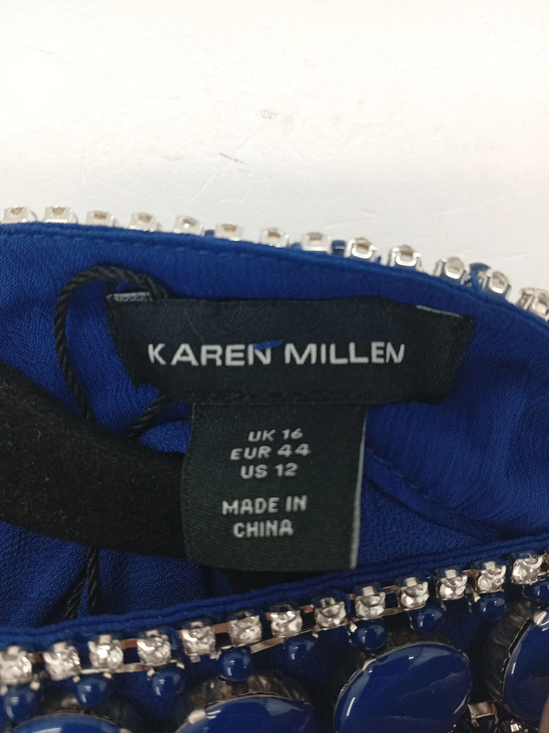 Karen Millen Maxi Dress UK16 in Blue RRP £239 - Image 6