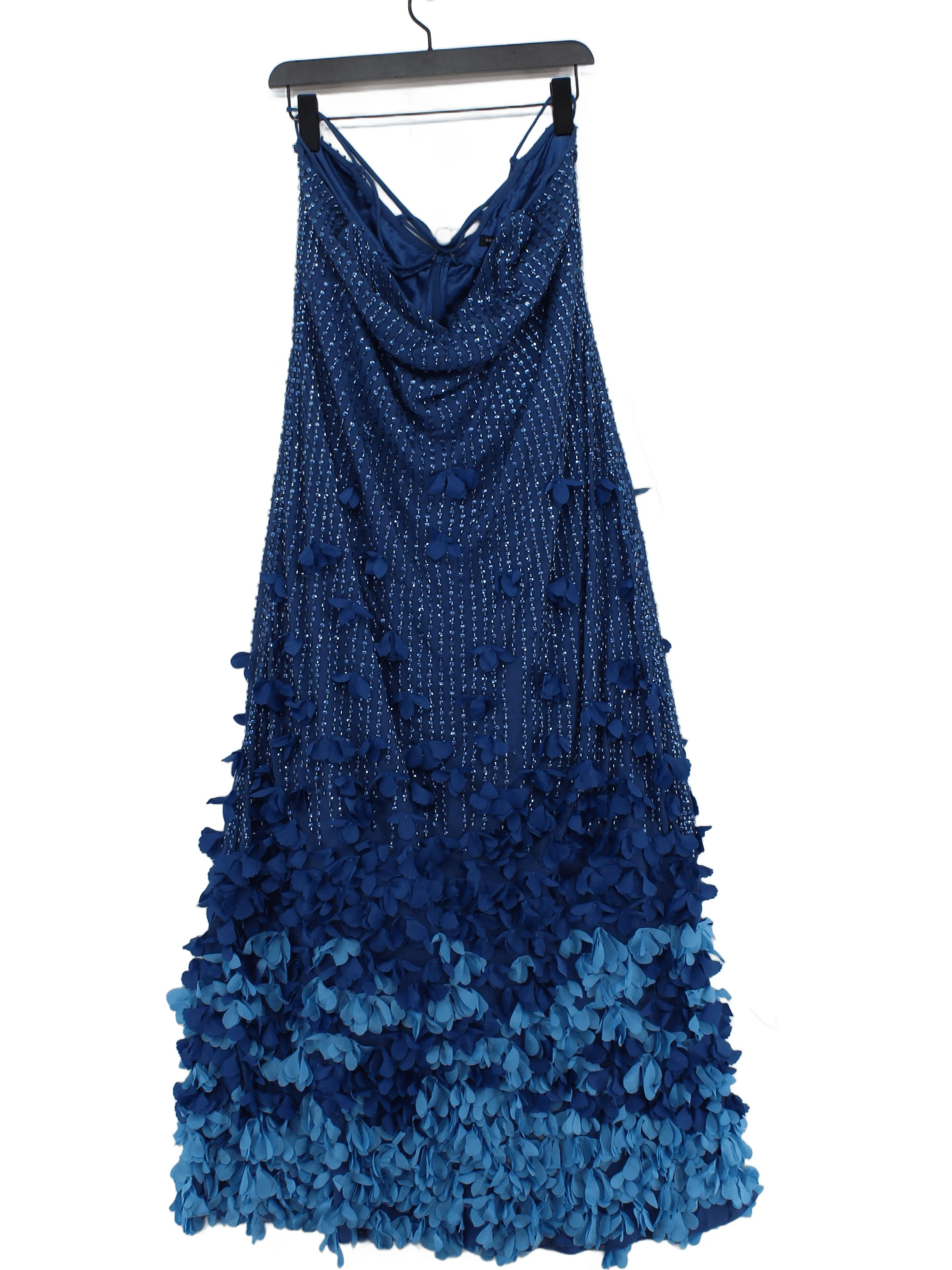 Karen Millen Maxi Dress UK16 in Blue RRP £389