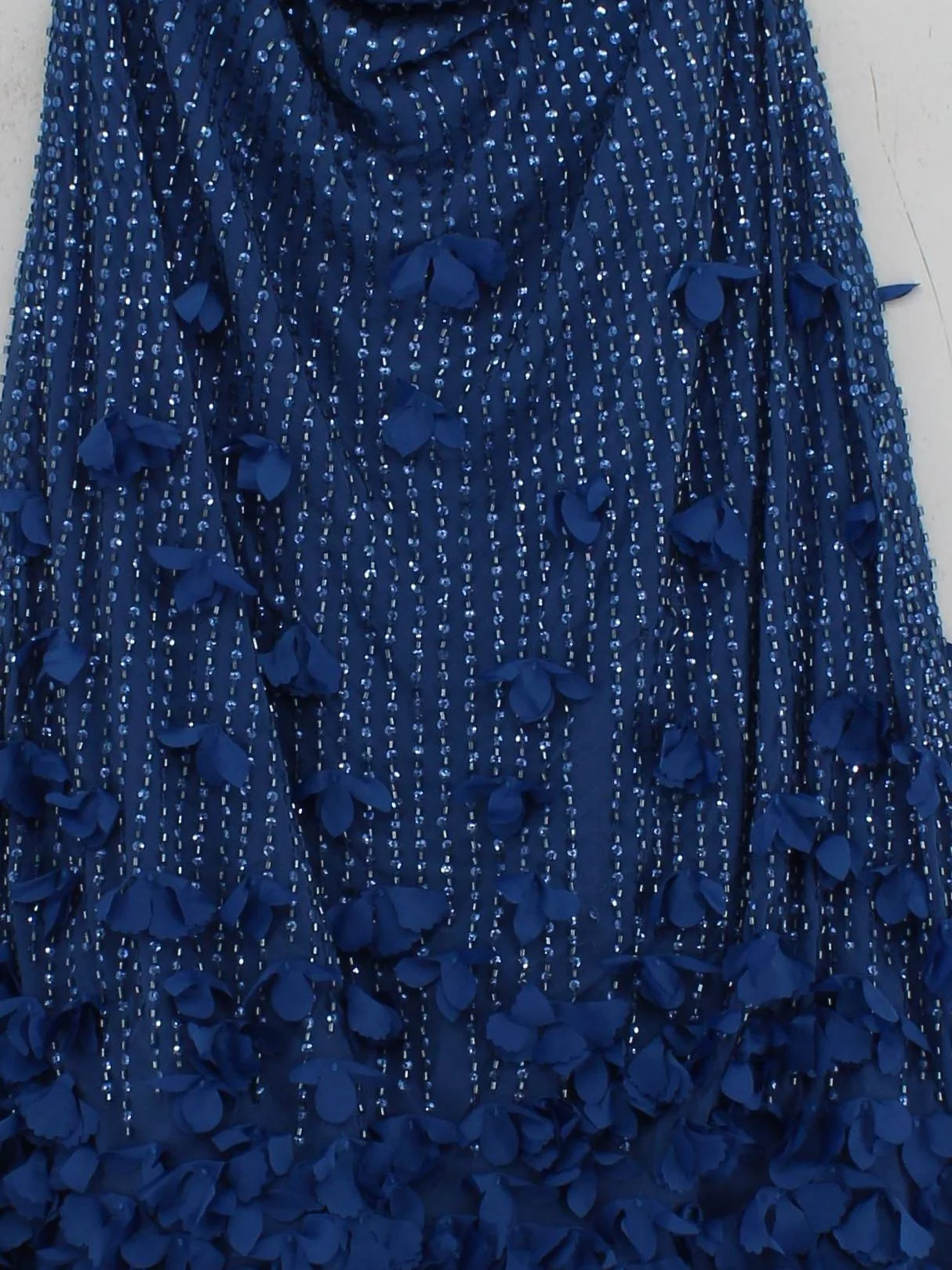 Karen Millen Maxi Dress UK16 in Blue RRP £389 - Image 3
