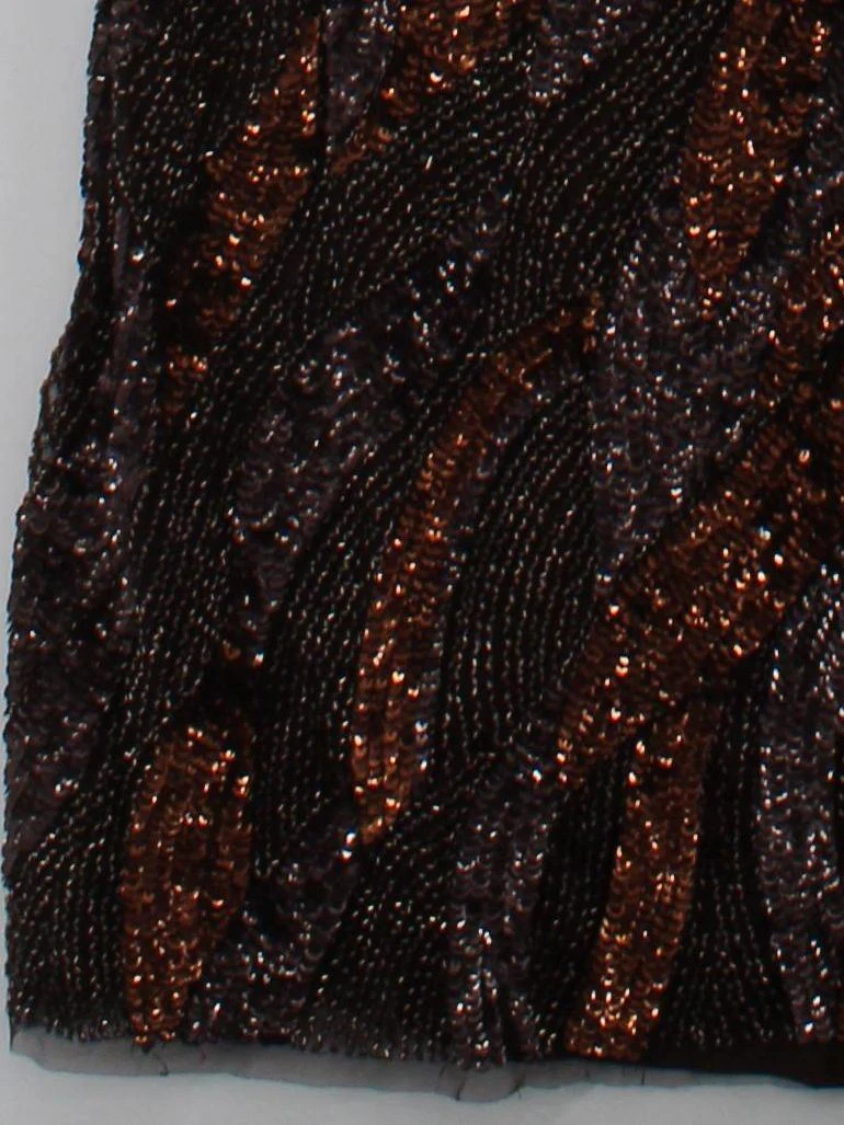 Karen Millen Maxi Dress UK16 in Brown RRP £359 - Image 4