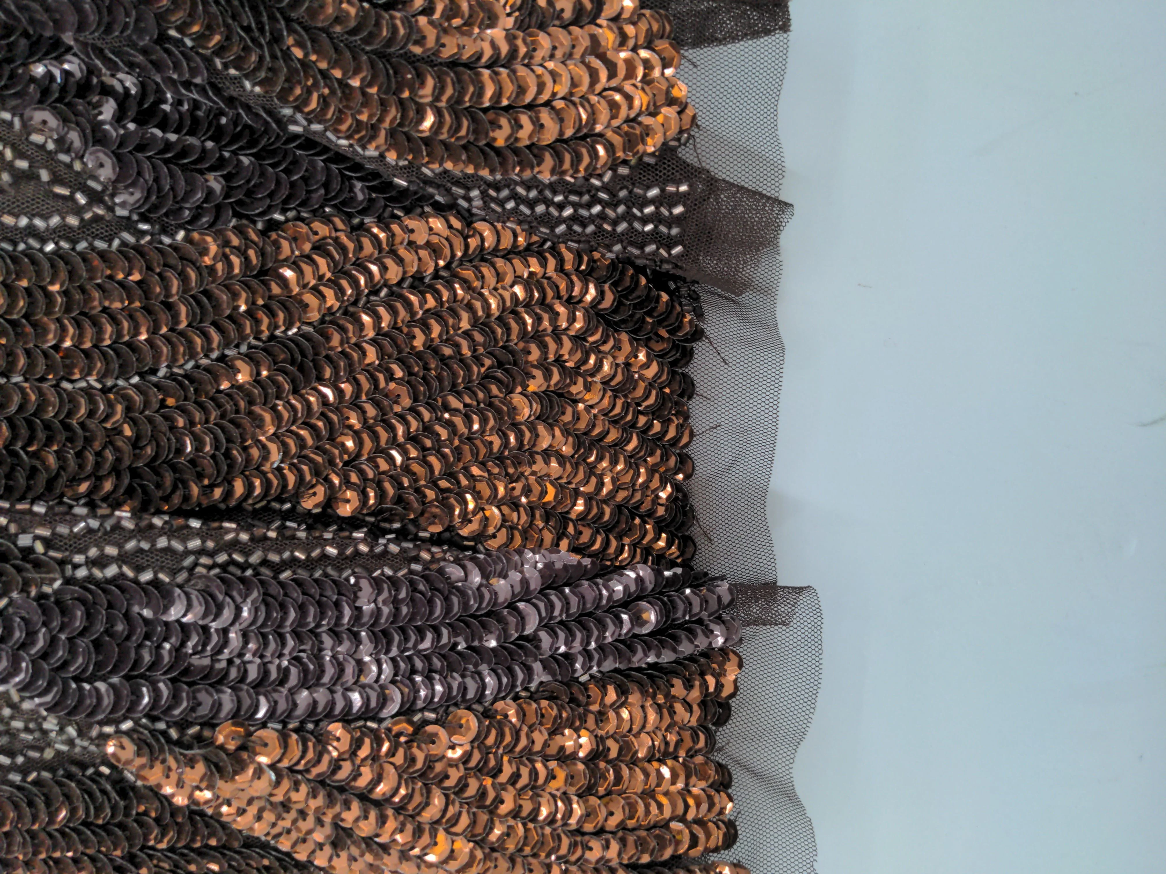 Karen Millen Maxi Dress UK16 in Brown RRP £359 - Image 6